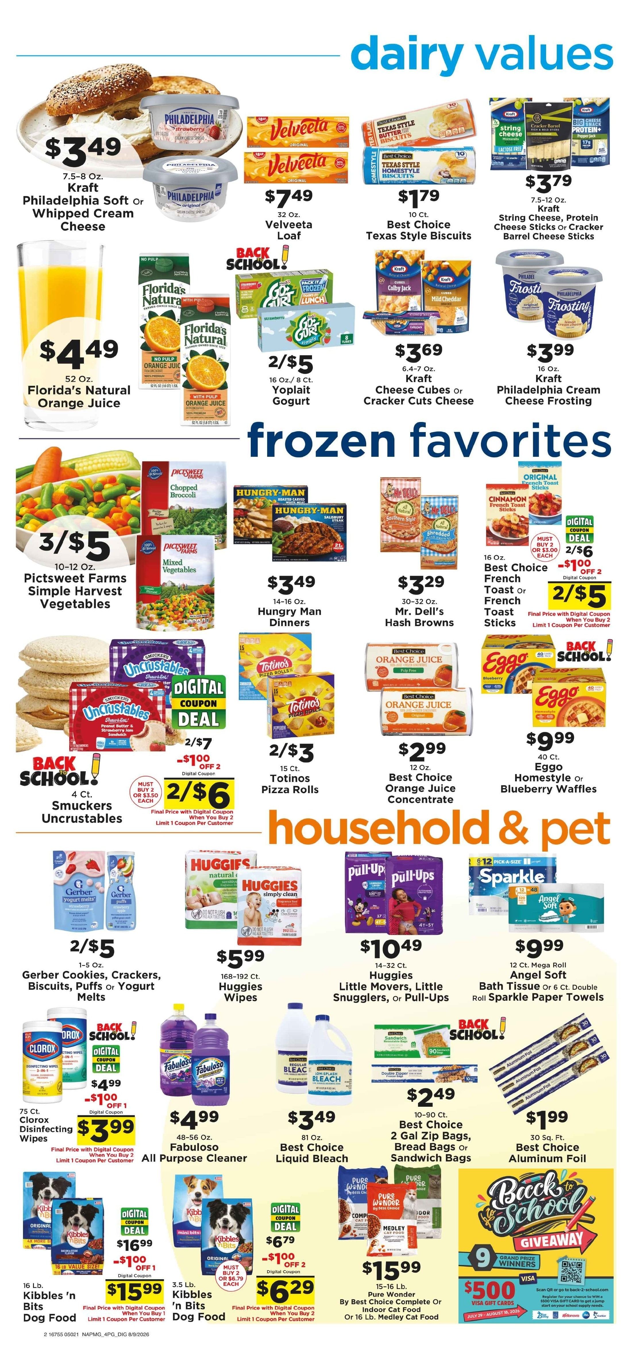 Chappell's Hometown Foods Weekly Ad August 10 - 16, 2026