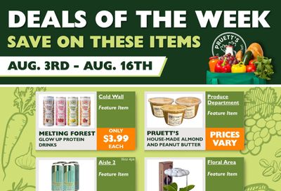 Pruett's Market Weekly Ad August 3 - 16, 2026