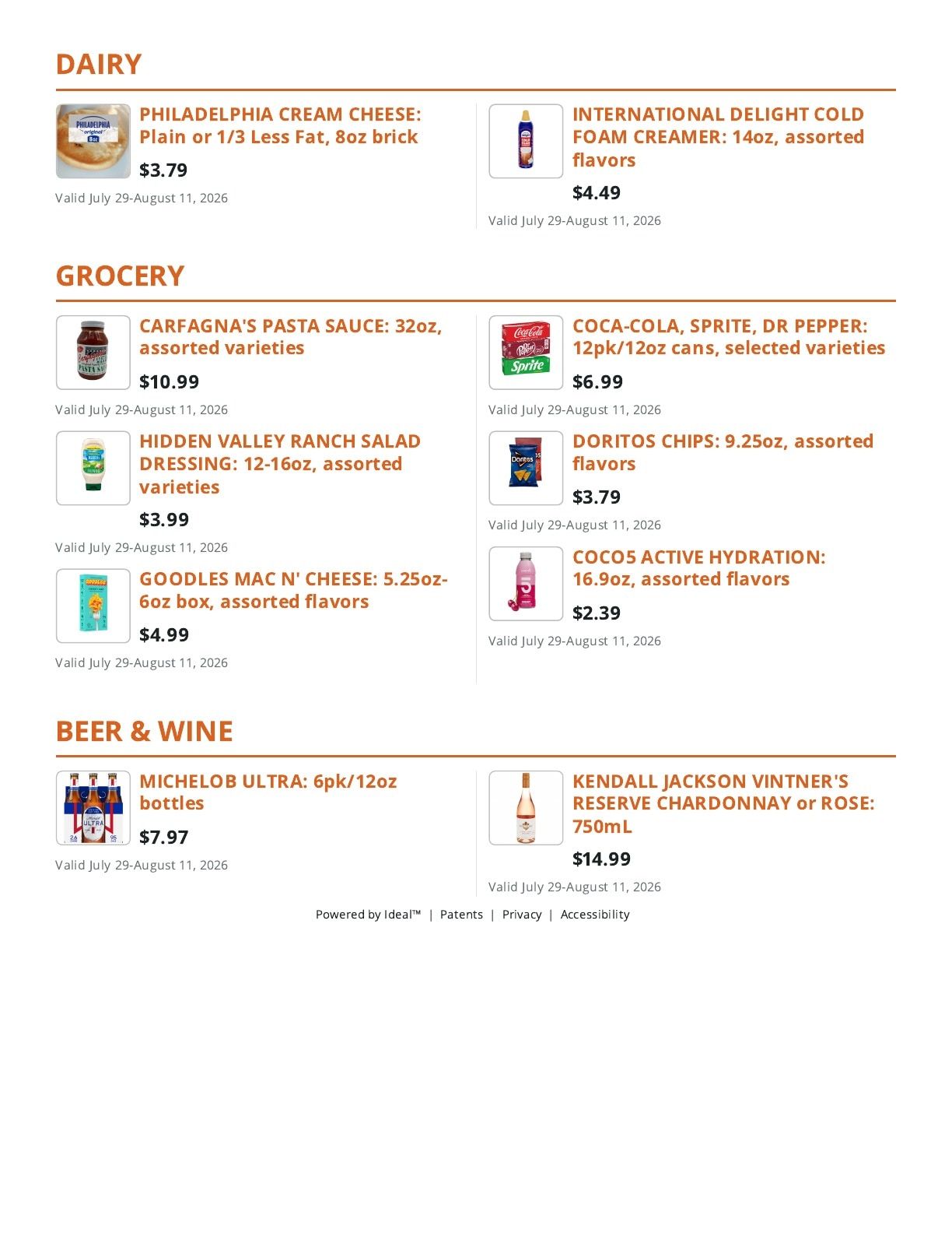 South Point Grocery (Memphis, TN) Weekly Ad July 29 - August 11, 2026