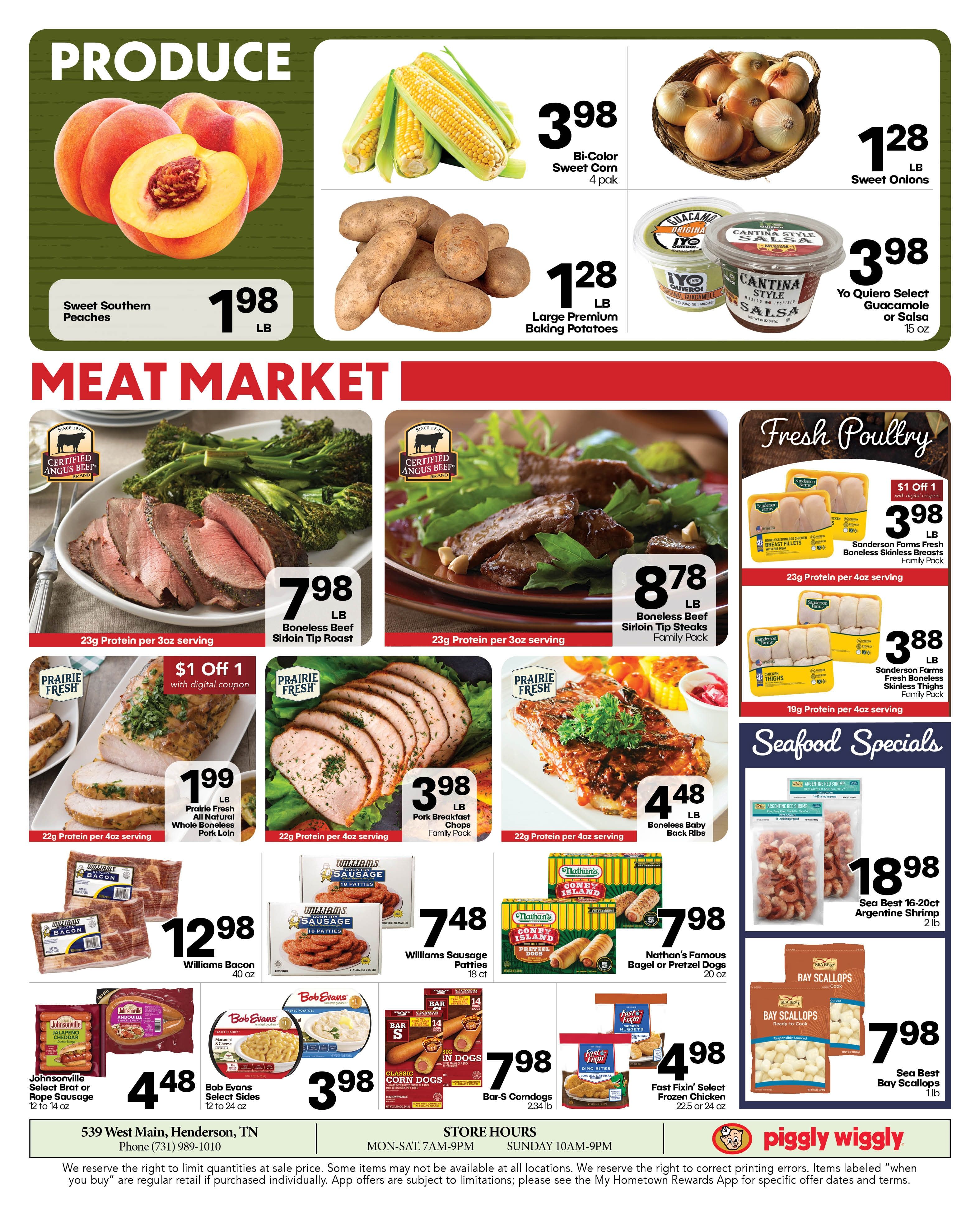 Henderson Piggly Wiggly Weekly Ad August 5 - 11, 2026