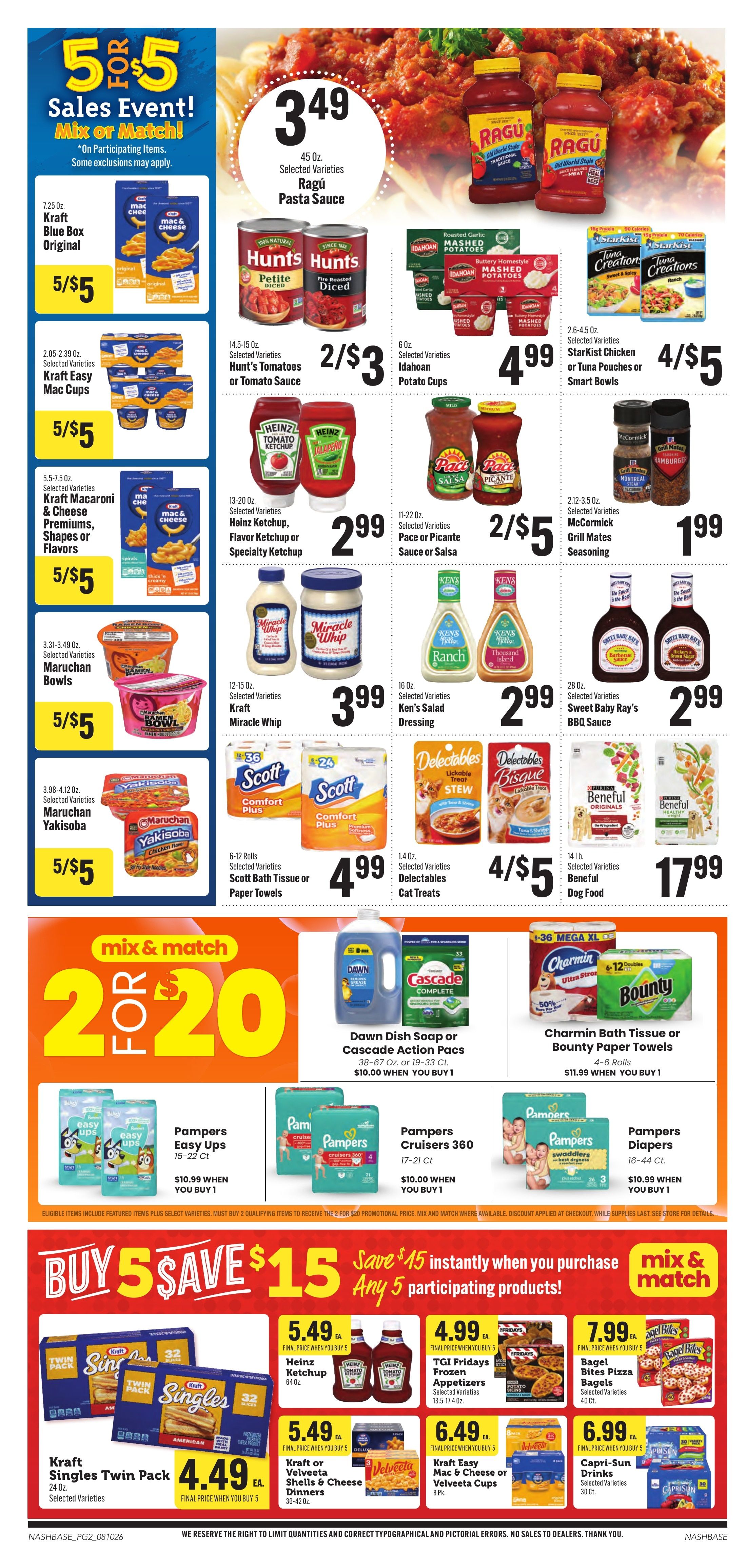 Reese's Food Stores Weekly Ad August 10 - 16, 2026