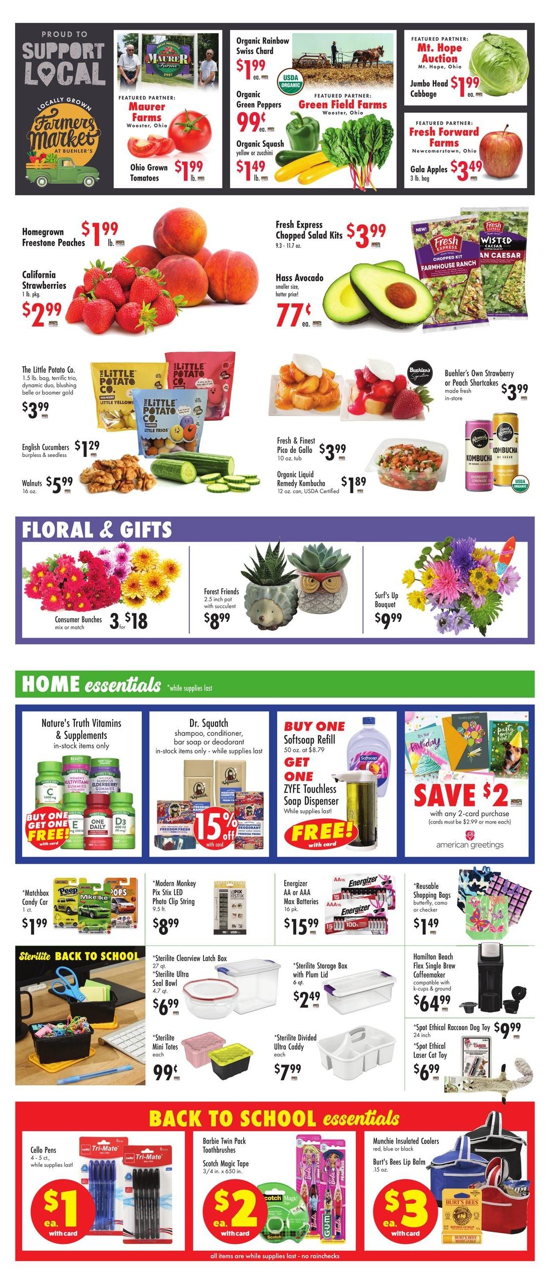 Buehler's Fresh Foods (Fairlawn–Akron Area, OH) Weekly Ad August 12 - 18, 2026