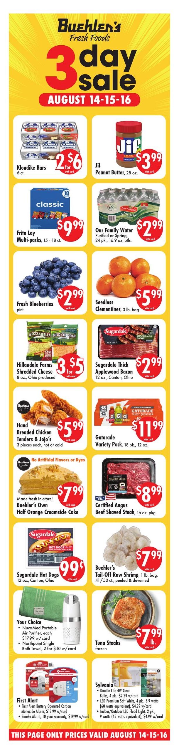 Buehler's Fresh Foods (Fairlawn–Akron Area, OH) Weekly Ad August 12 - 18, 2026