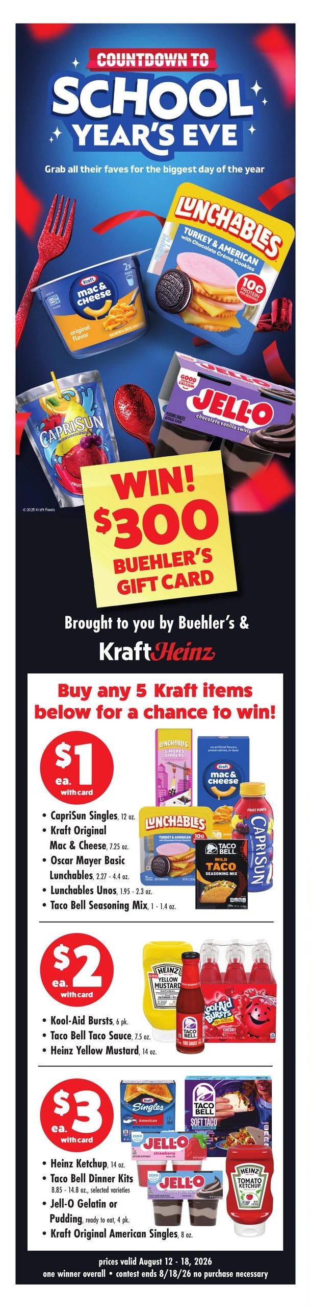 Buehler's Fresh Foods (Fairlawn–Akron Area, OH) Weekly Ad August 12 - 18, 2026