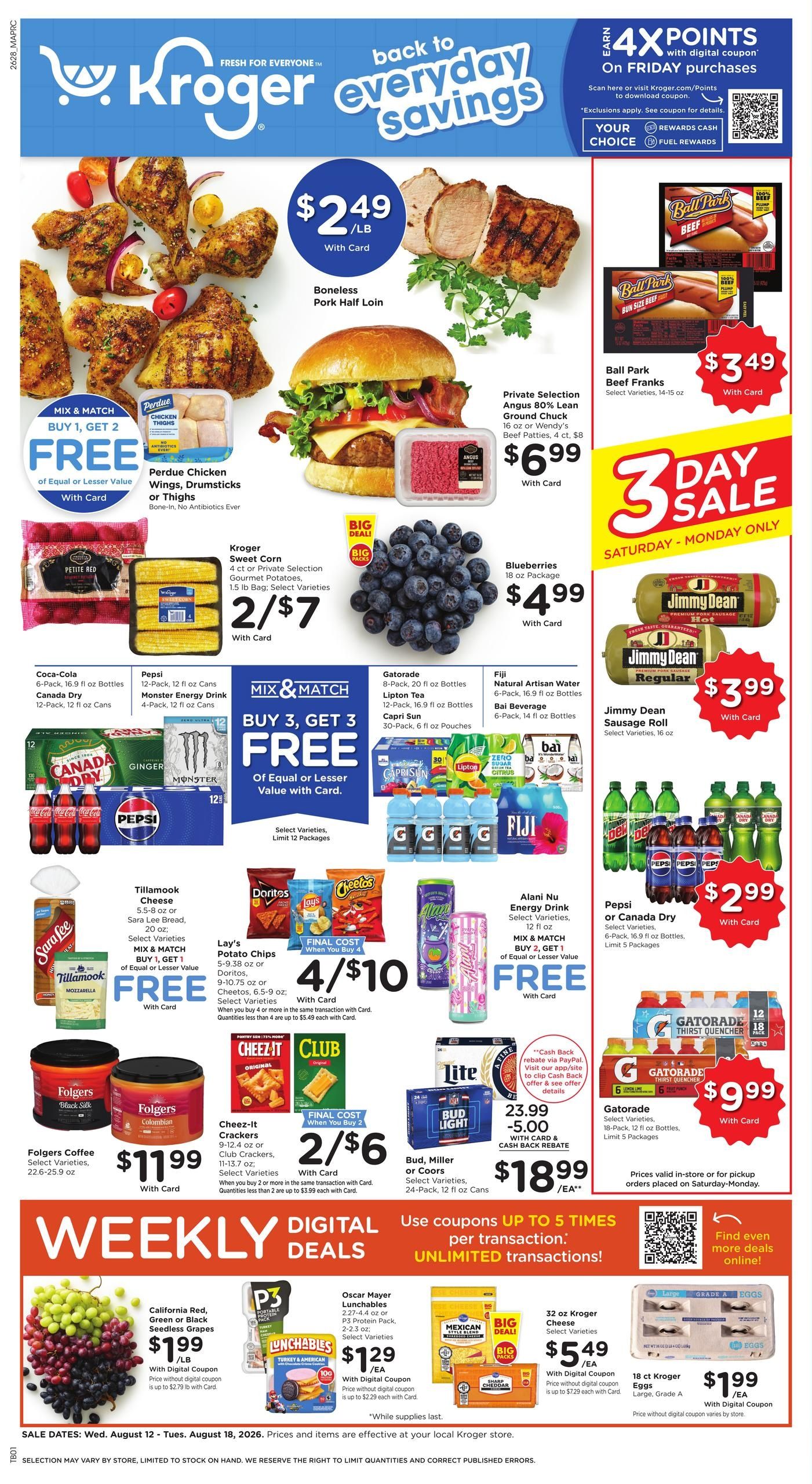 Kroger (Barlow-Vincent Area, OH) Weekly Ad August 12 - 18, 2026