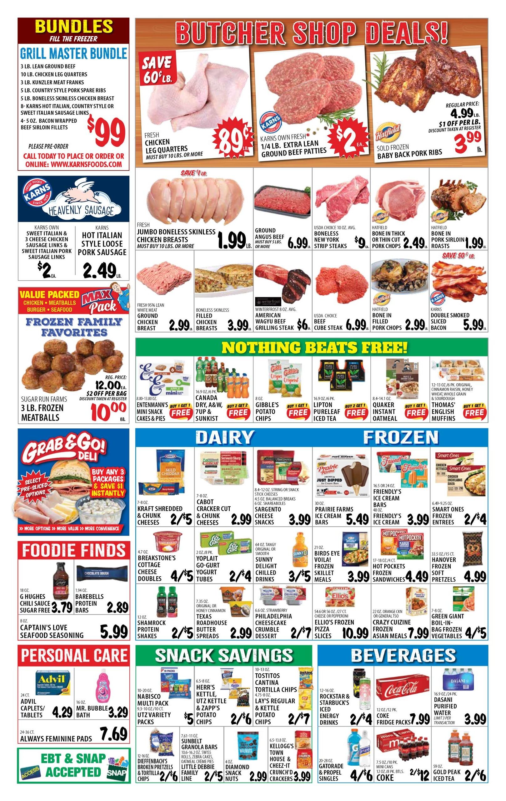 Karns Quality Foods (Harrisburg Area, PA) Weekly Ad August 11 - 17, 2026