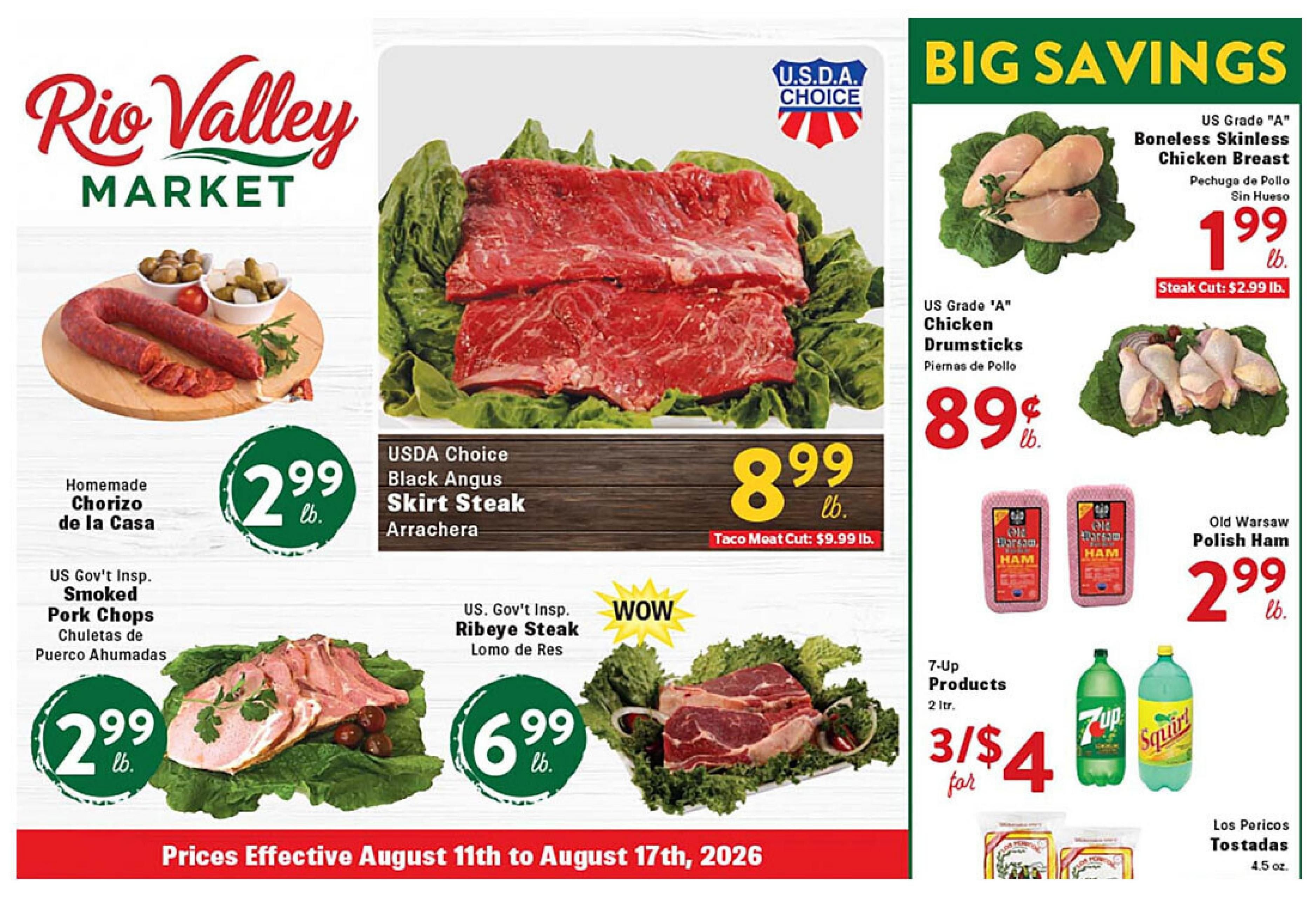 Rio Valley Market Weekly Ad August 11 - 17, 2026