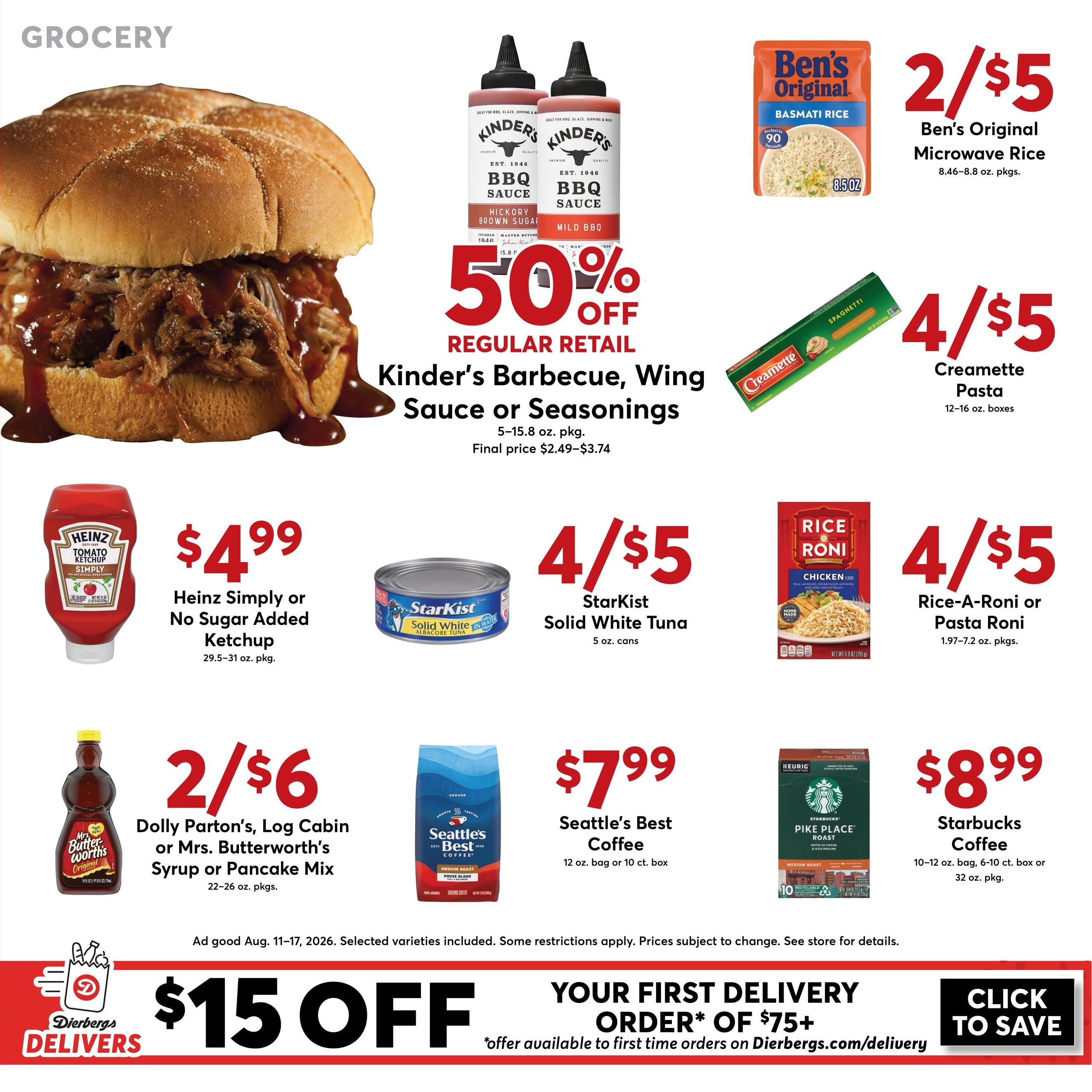 Dierbergs (Florissant–St. Louis Area, MO) Weekly Ad August 11 - 17, 2026