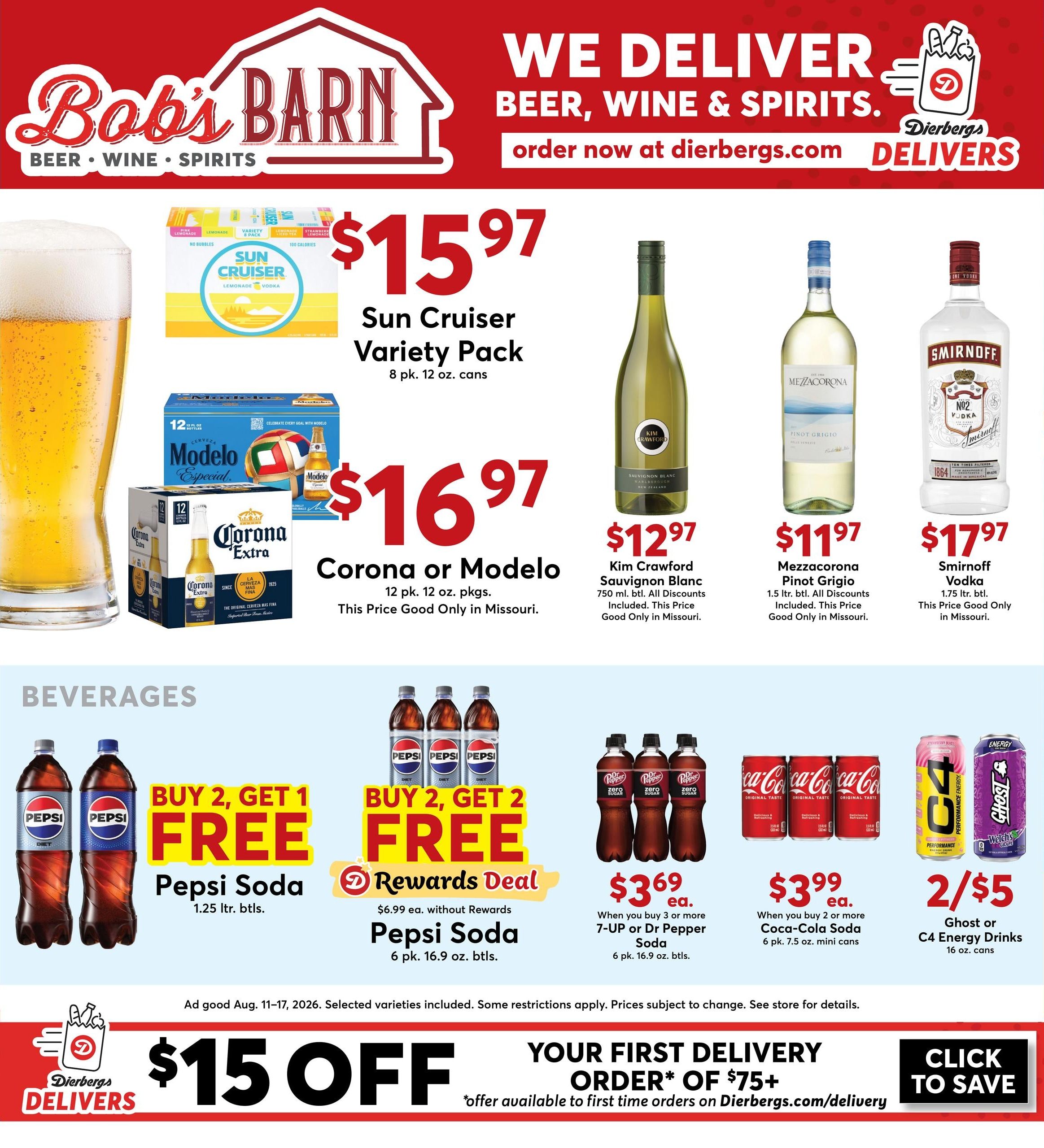 Dierbergs (Florissant–St. Louis Area, MO) Weekly Ad August 11 - 17, 2026