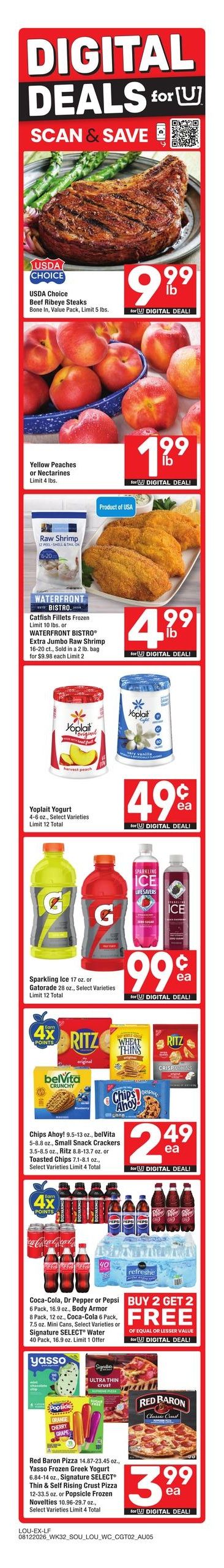 Albertsons (Alexandria Area, LA) Weekly Ad August 12 - 18, 2026
