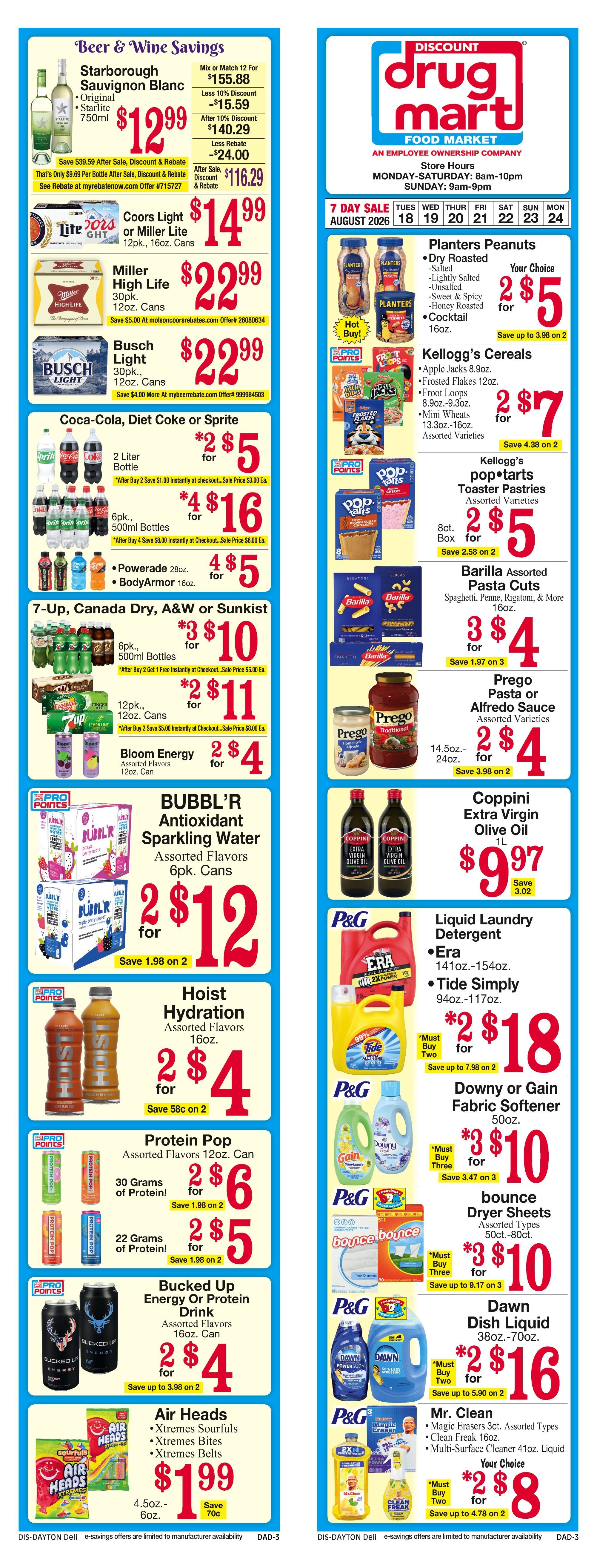 Discount Drug Mart (Ohio) Weekly Ad August 19 - 25, 2026