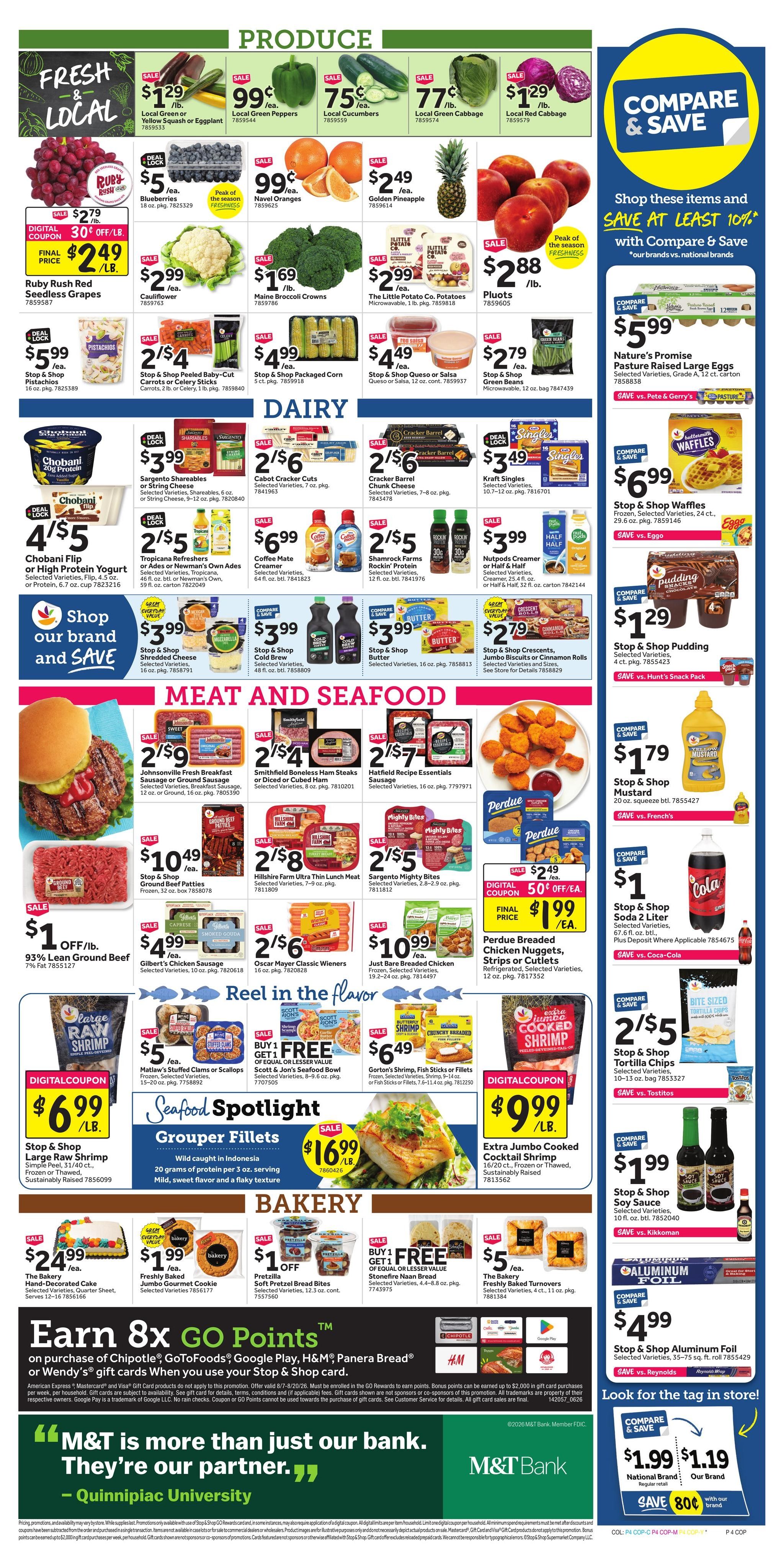 Stop & Shop (New York–Brooklyn Area, NY) Weekly Ad August 7 - 13, 2026