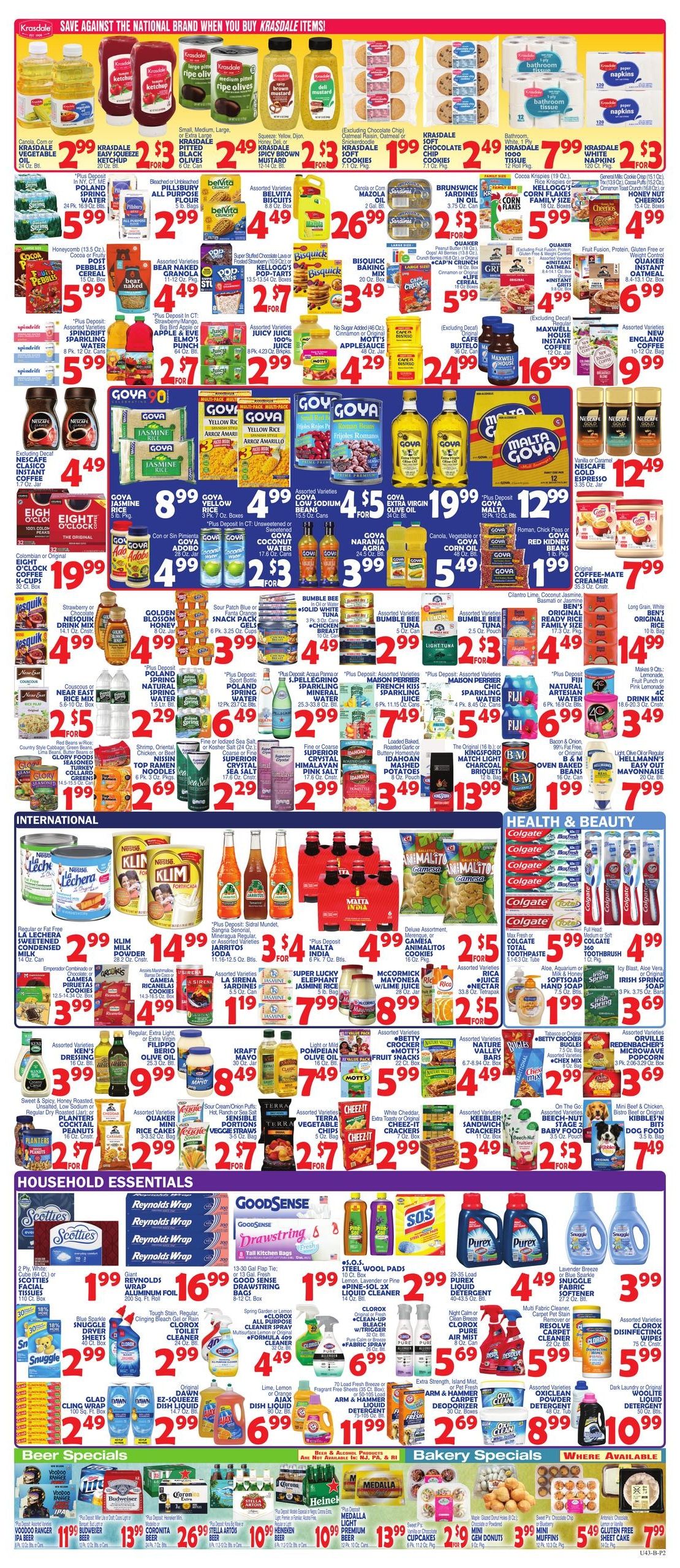 Bravo Supermarket (New York–Brooklyn Area, NY) Weekly Ad August 7 - 13, 2026