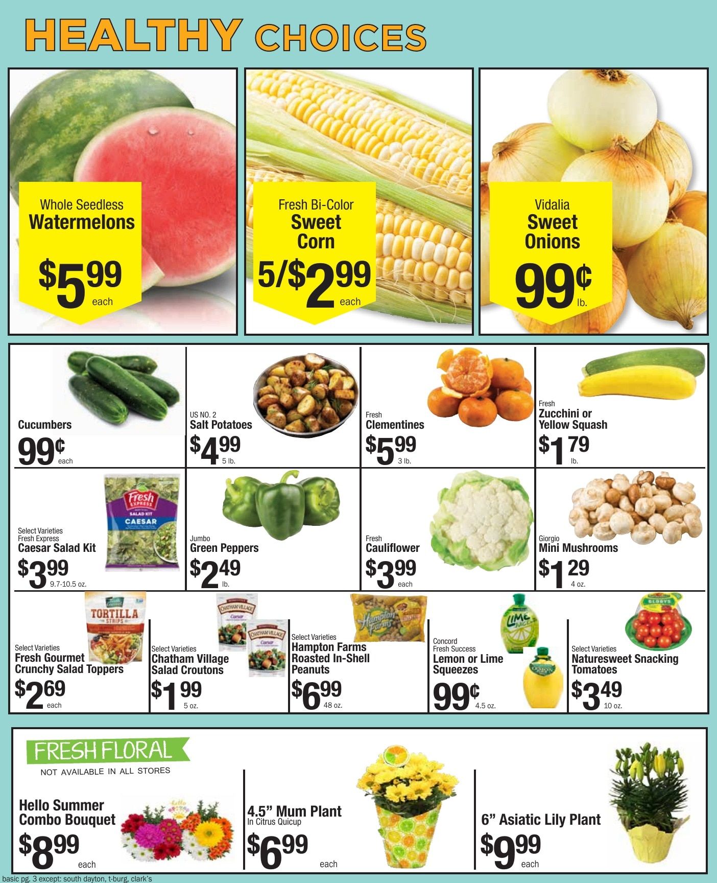 Pixley's Shurfine Food Mart Weekly Ad August 9 - 15, 2026