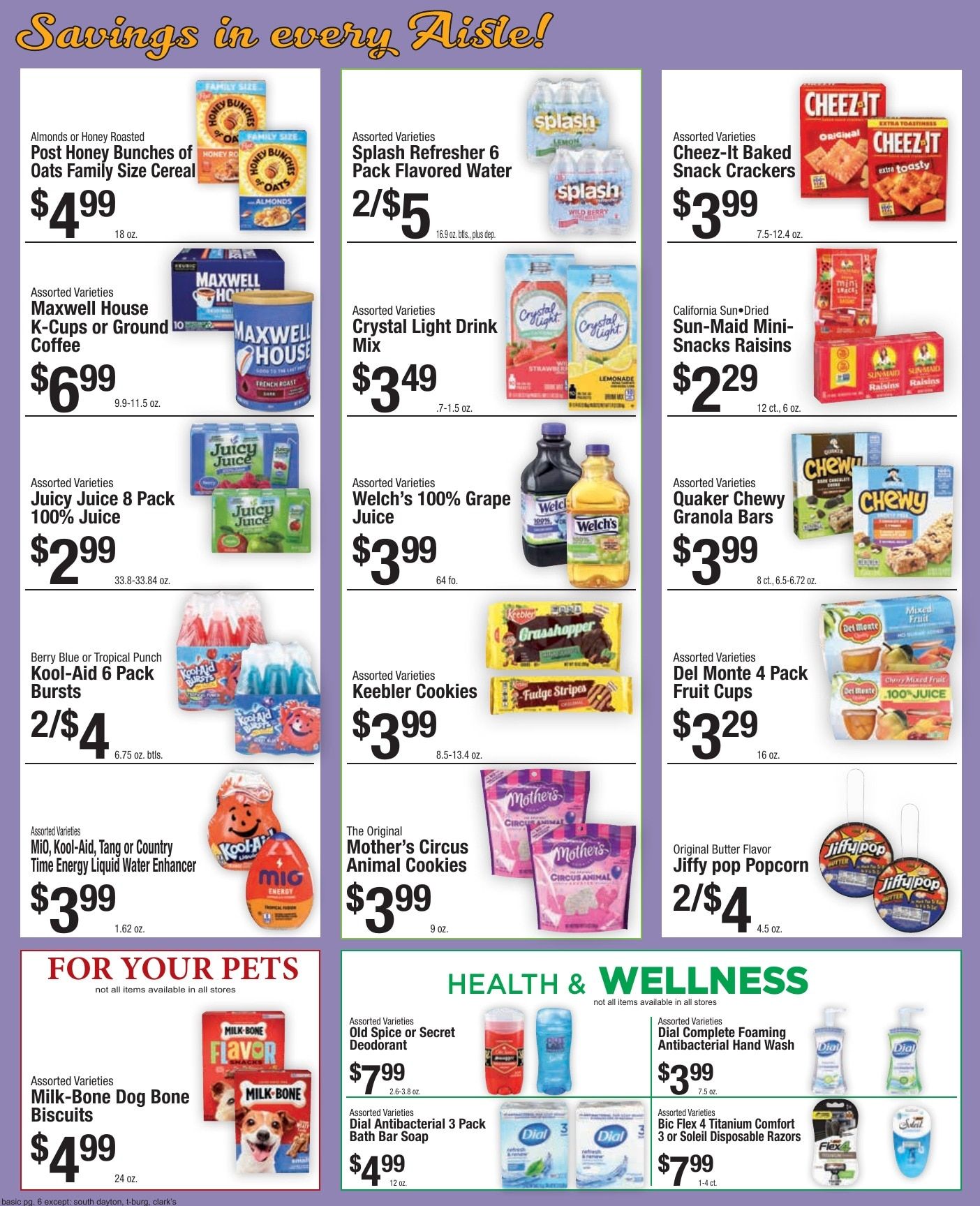 Pixley's Shurfine Food Mart Weekly Ad August 9 - 15, 2026