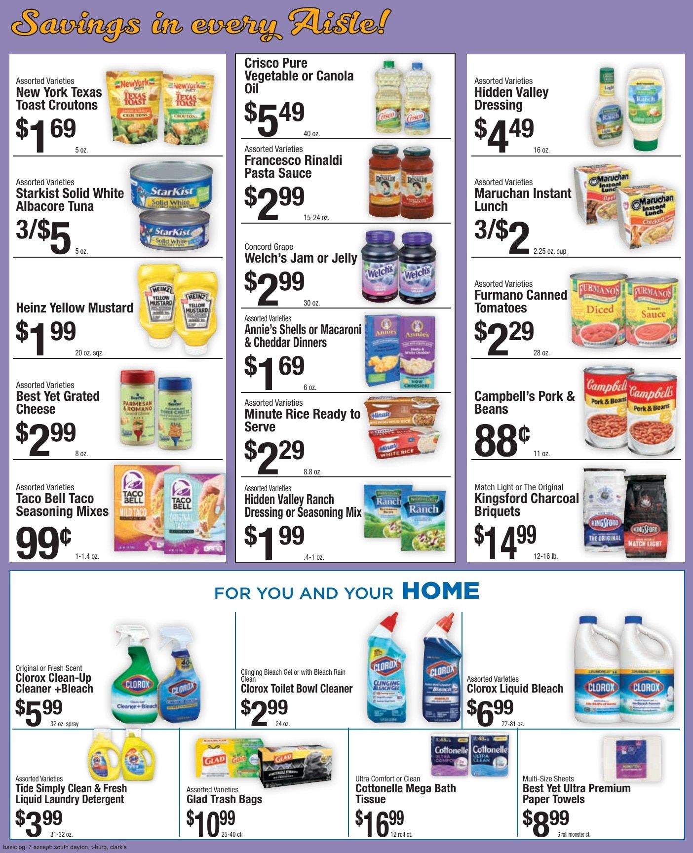 Pixley's Shurfine Food Mart Weekly Ad August 9 - 15, 2026