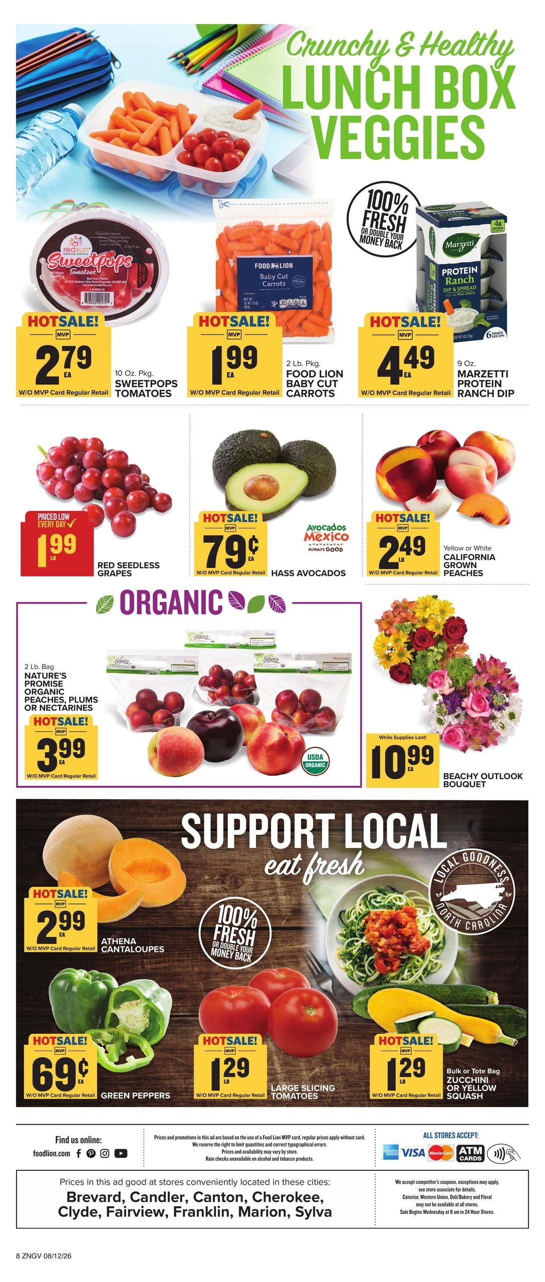 Food Lion Weekly Ad August 12 - 18, 2026