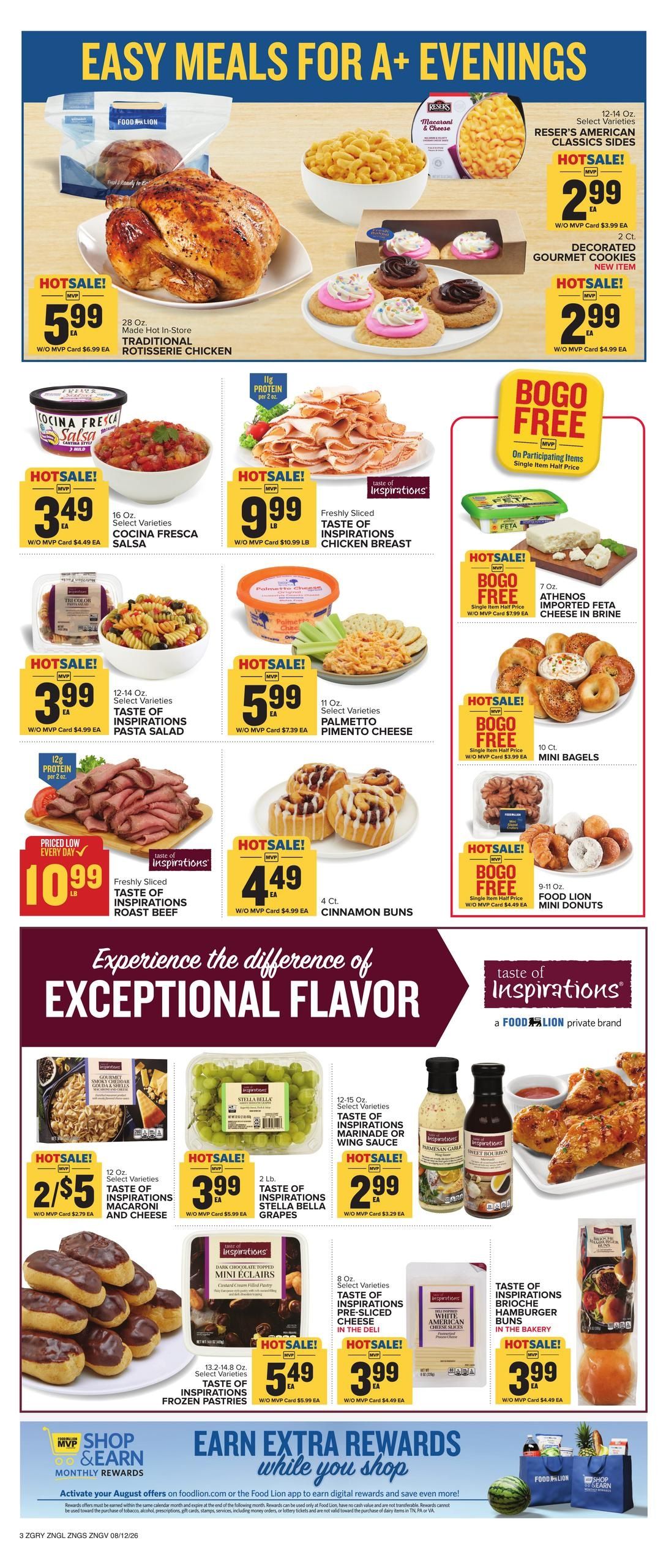 Food Lion Weekly Ad August 12 - 18, 2026