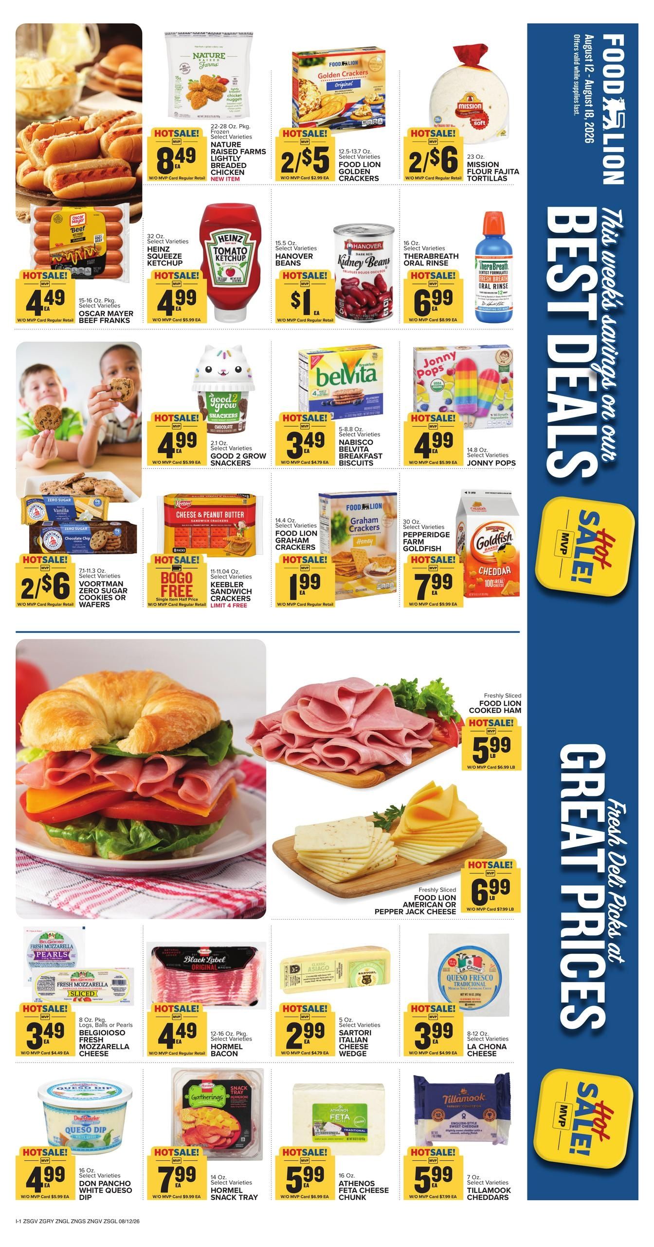 Food Lion Weekly Ad August 12 - 18, 2026