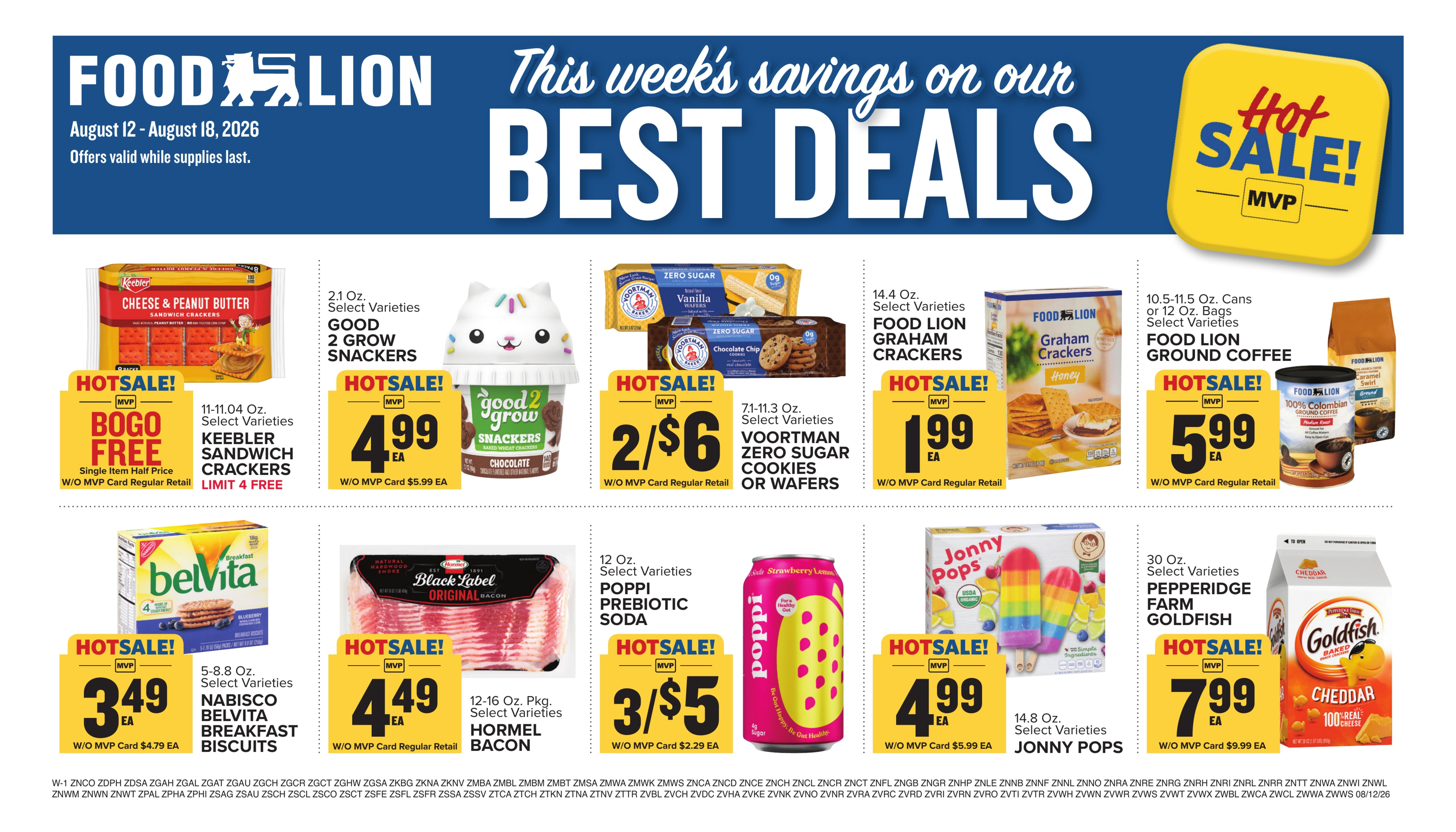 Food Lion (Winston-Salem–Greensboro Area, NC) Weekly Ad August 12 - 18, 2026