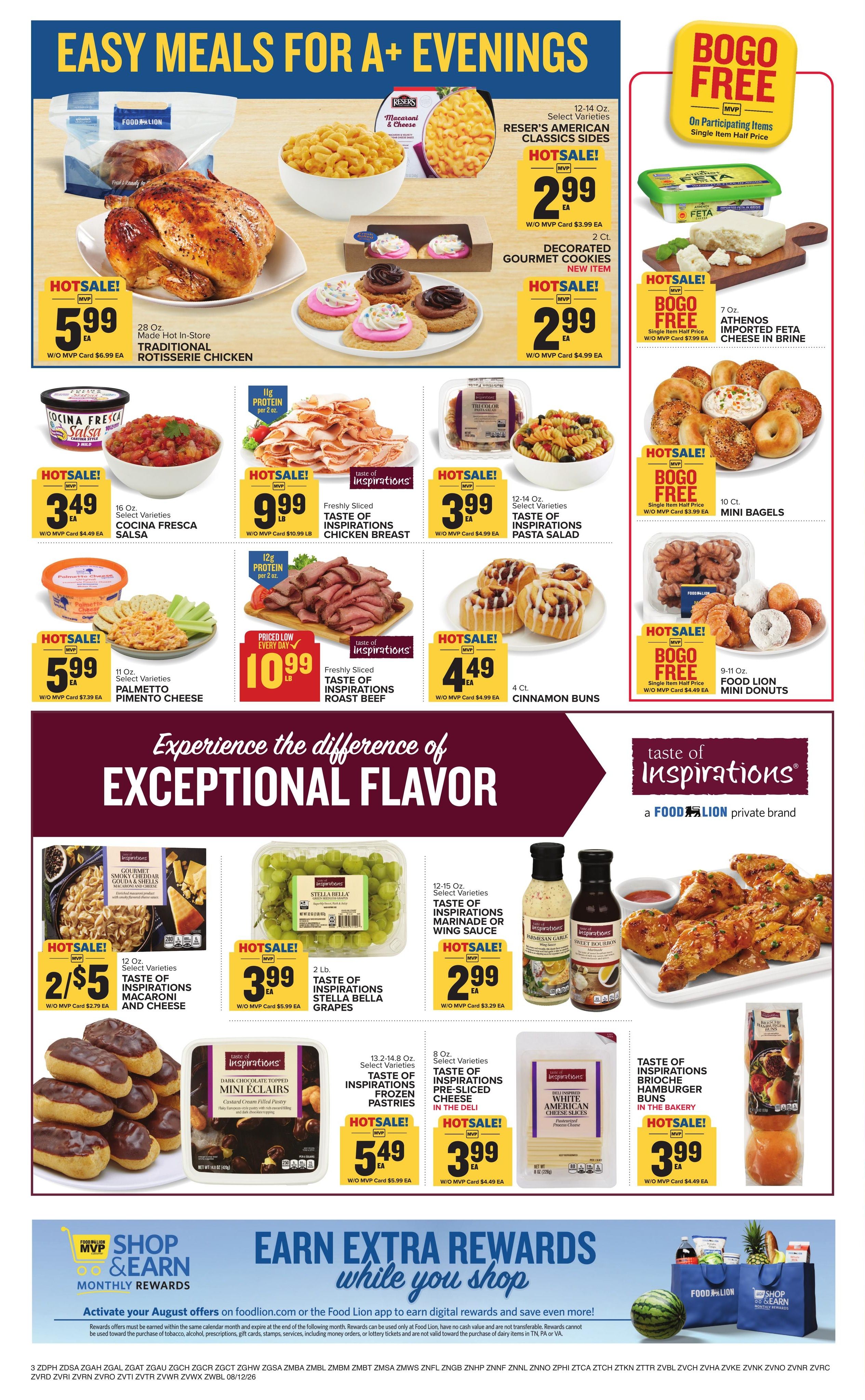 Food Lion (Winston-Salem–Greensboro Area, NC) Weekly Ad August 12 - 18, 2026