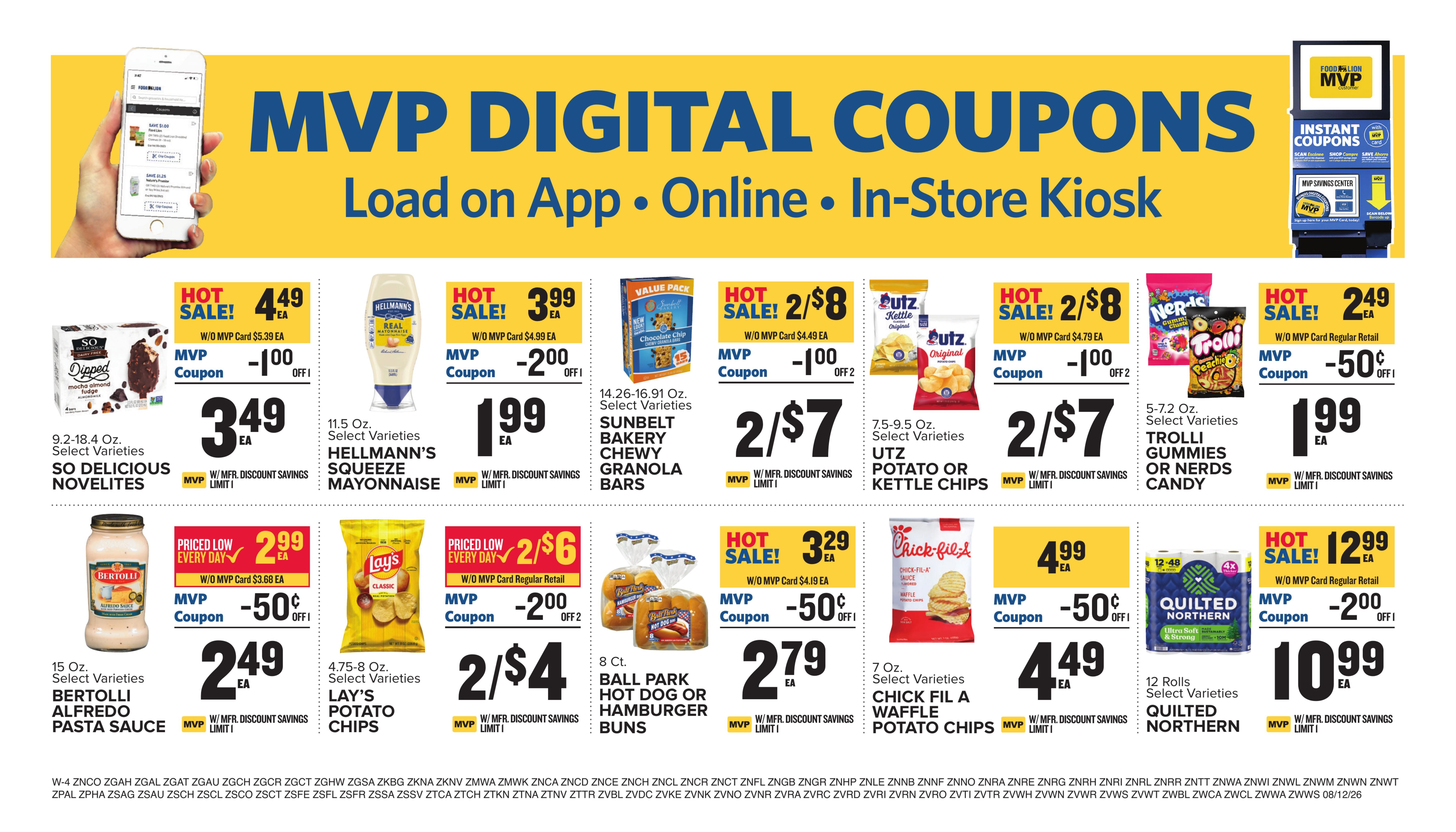 Food Lion (Durham Area, NC) Weekly Ad August 12 - 18, 2026