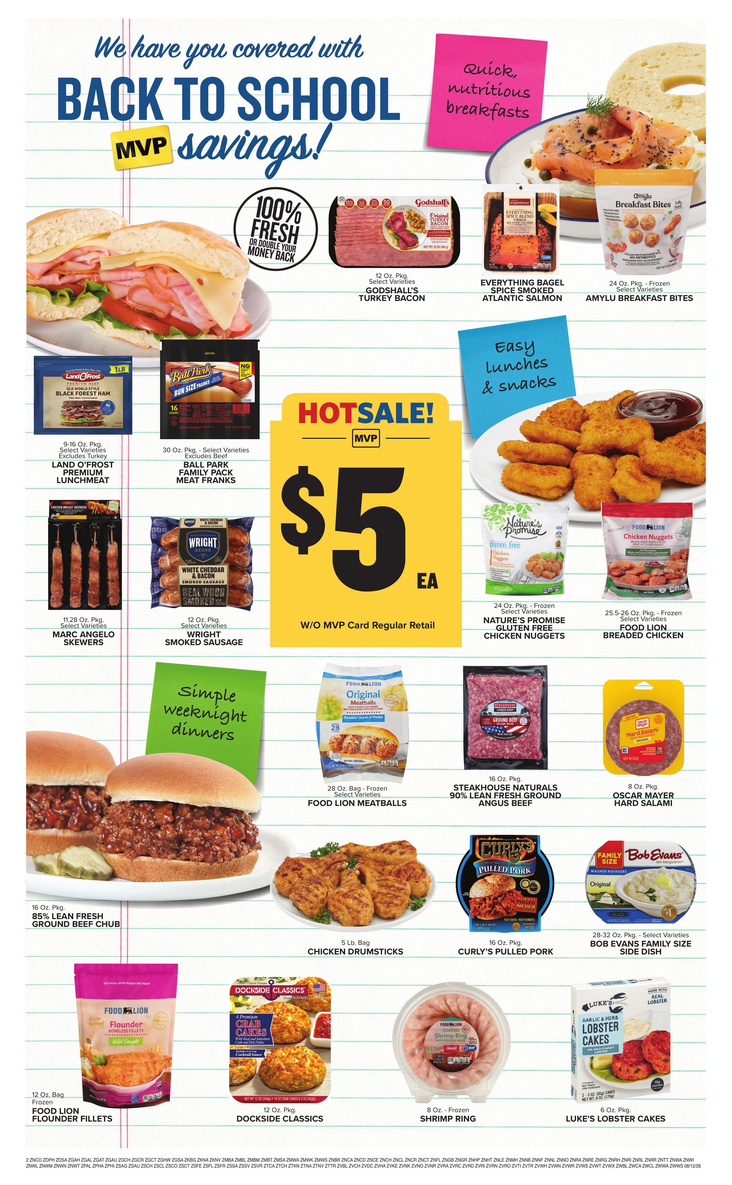 Food Lion (Wilmington Area, NC) Weekly Ad August 12 - 18, 2026