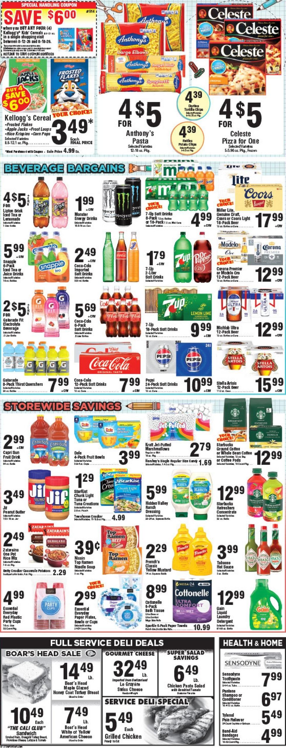 Stump’s Family Marketplace (San Diego Area, CA) Weekly Ad August 12 - 18, 2026