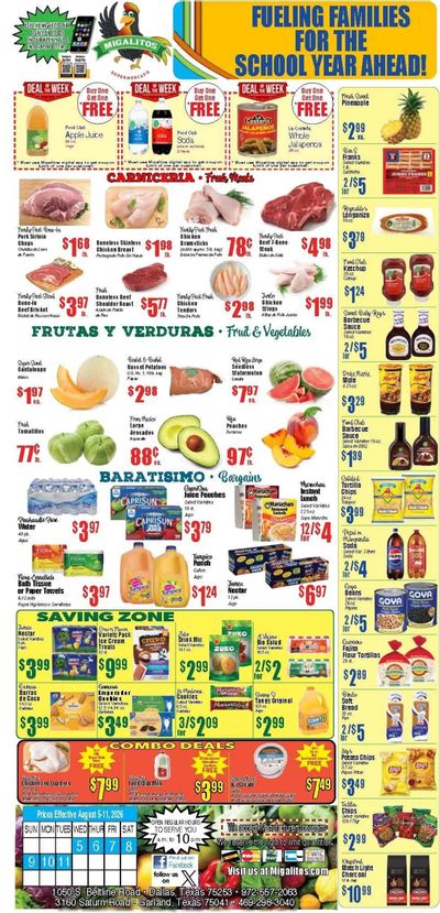 Migalitos Supermercado Weekly Ad August 5 - 11, 2026