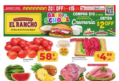 El Rancho Supermercado (Fulshear–Simonton Area, TX) Weekly Ad August 12 - 18, 2026