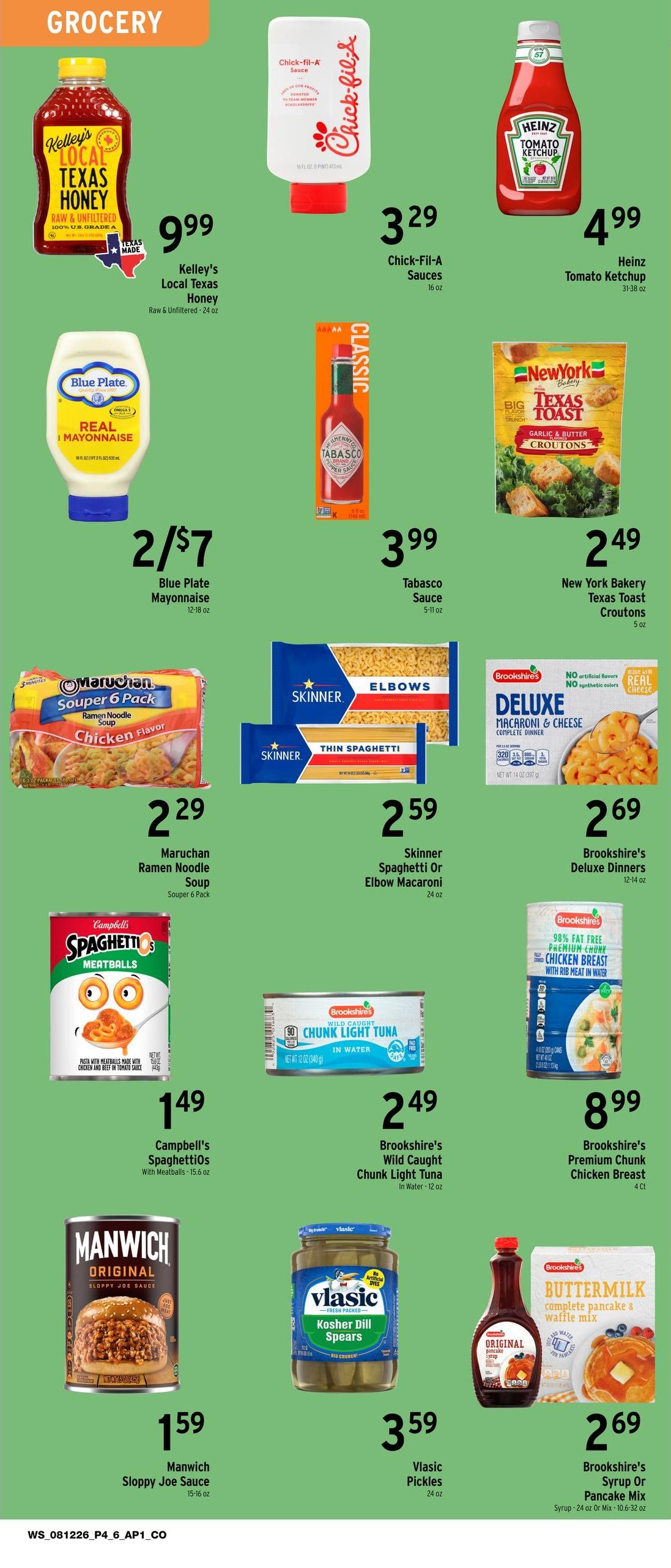 Brookshire's (LA, TX) Websaver Weekly Ad August 12 - 18, 2026