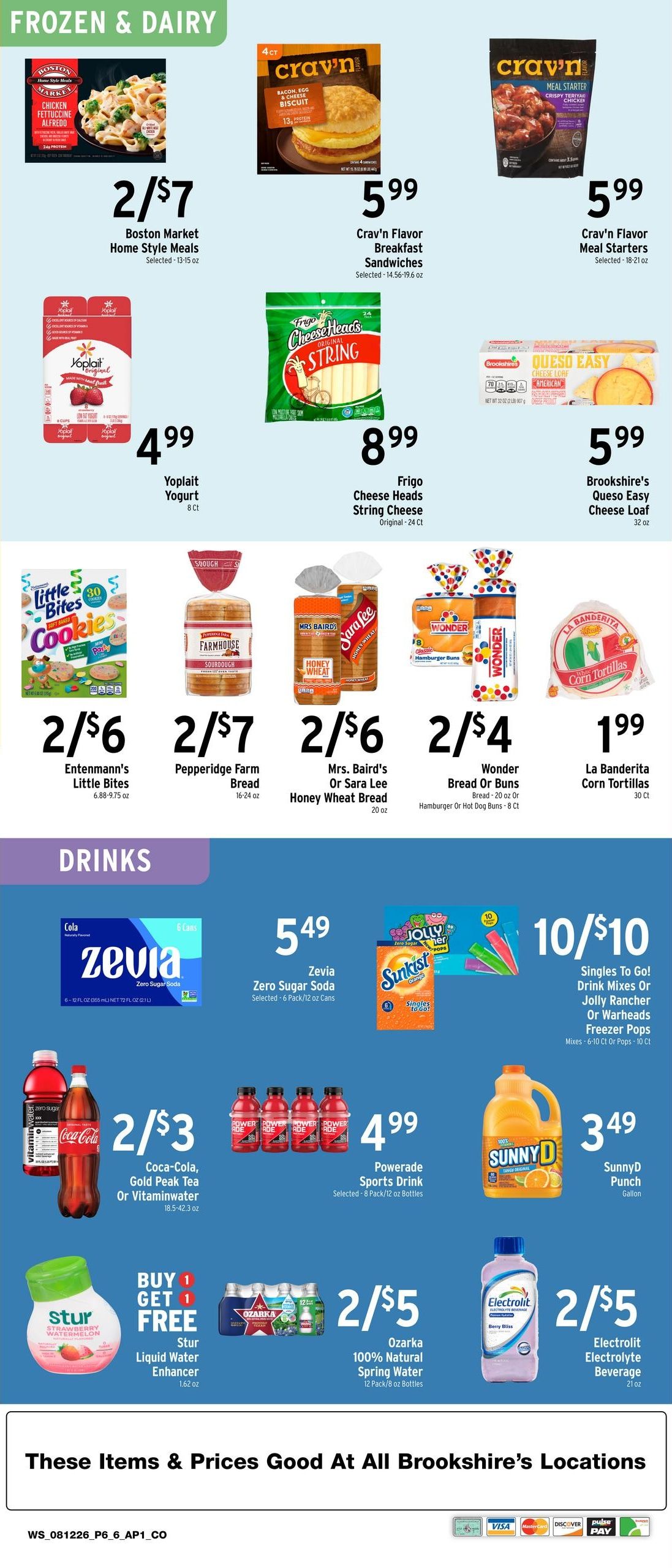Brookshire's (LA, TX) Websaver Weekly Ad August 12 - 18, 2026