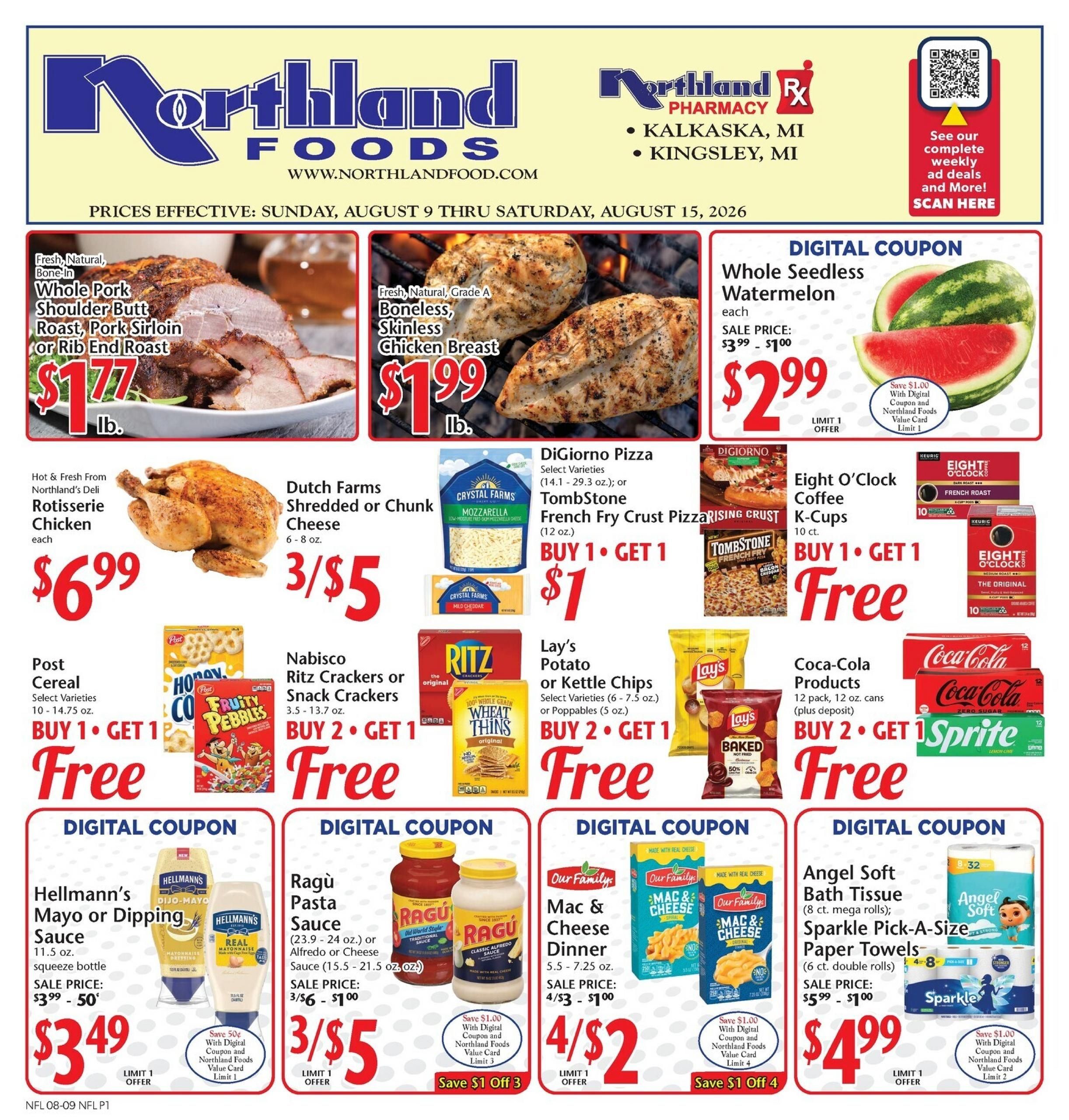 Northland Foods Weekly Ad August 9 - 15, 2026