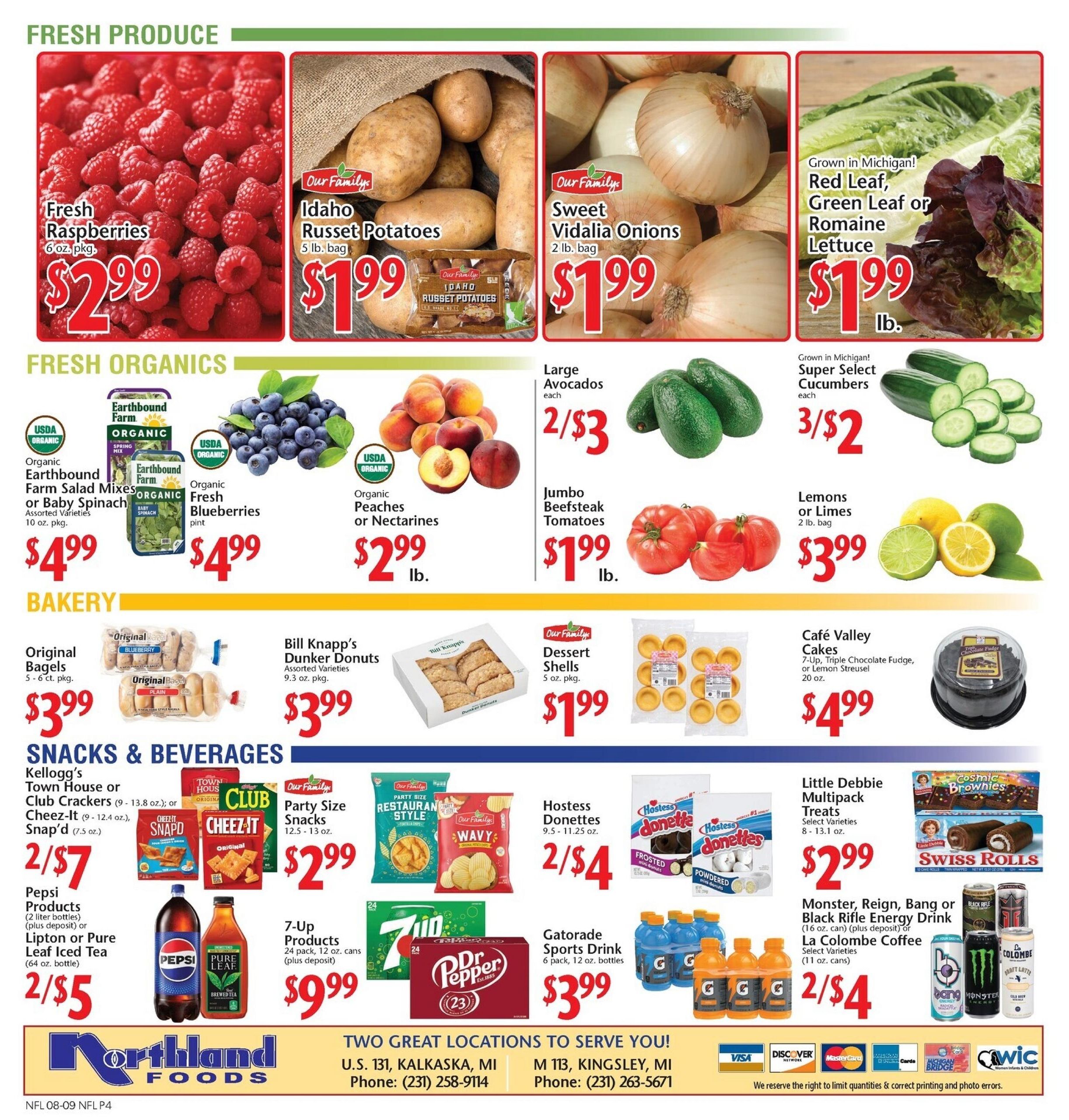 Northland Foods Weekly Ad August 9 - 15, 2026