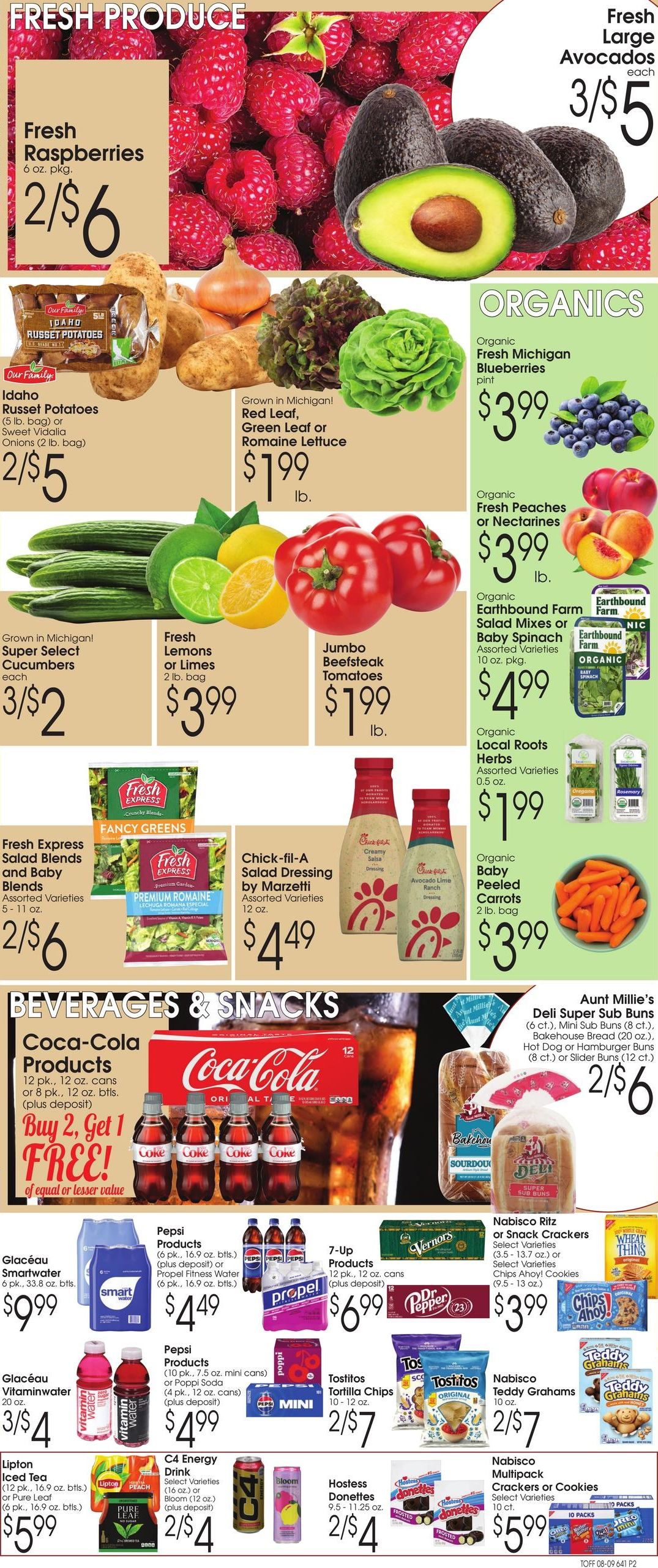 Olesons Farm Fresh Markets Weekly Ad August 9 - 15, 2026