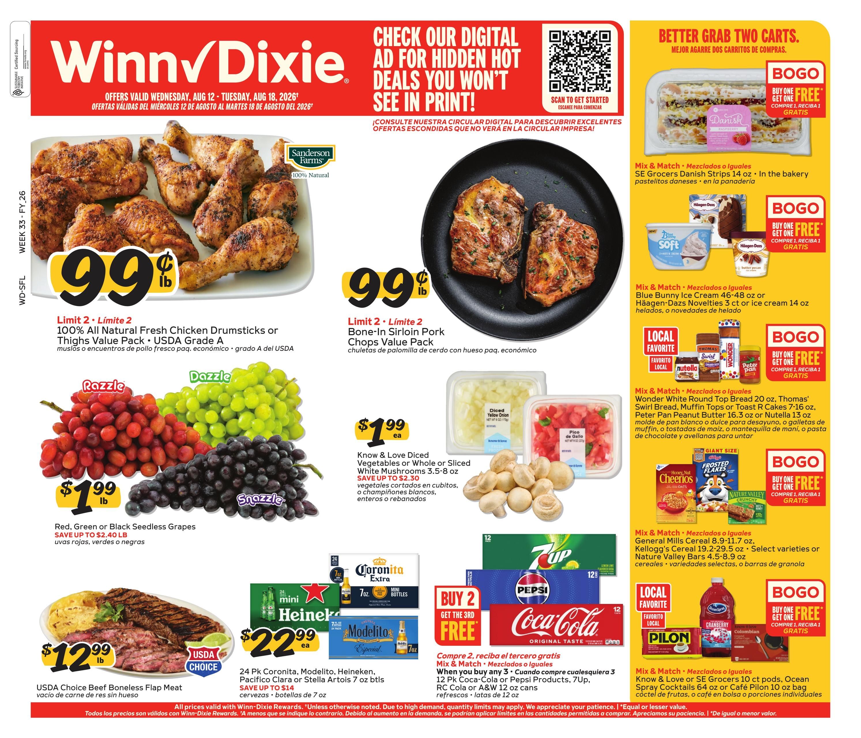 Winn-Dixie (Boca Raton Area, FL) Weekly Ad August 12 - 18, 2026