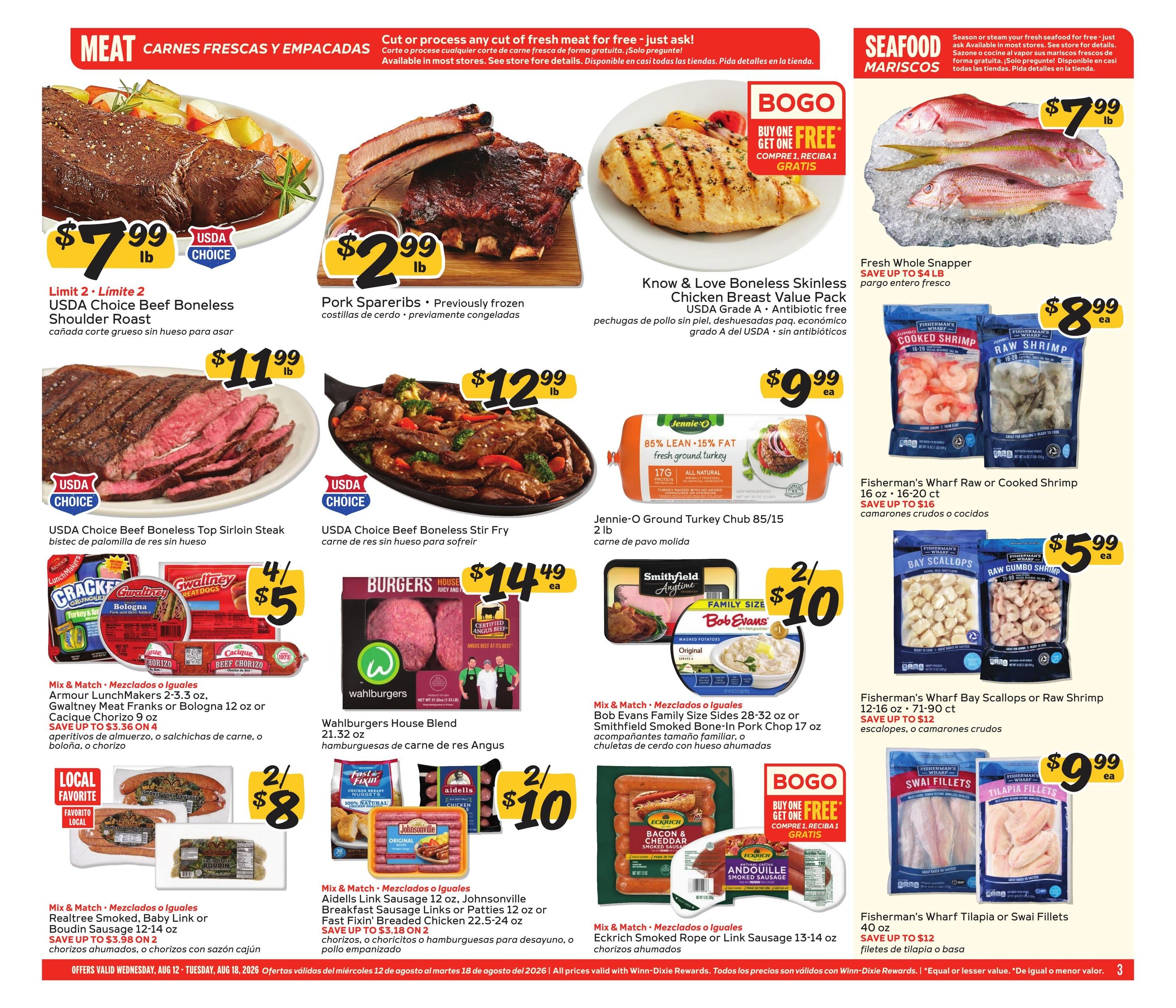 Winn-Dixie (Boca Raton Area, FL) Weekly Ad August 12 - 18, 2026
