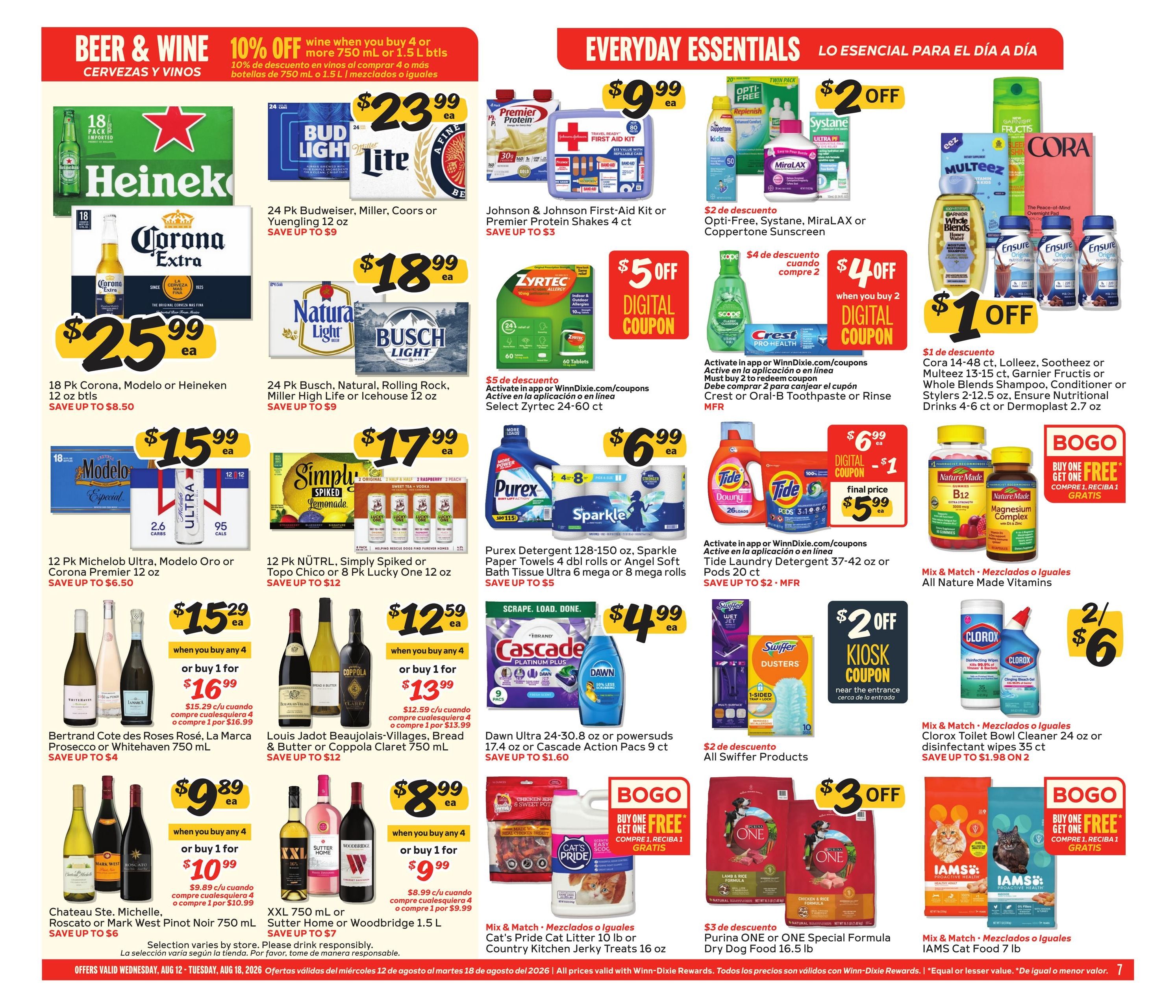 Winn-Dixie (FL) Weekly Ad August 12 - 18, 2026