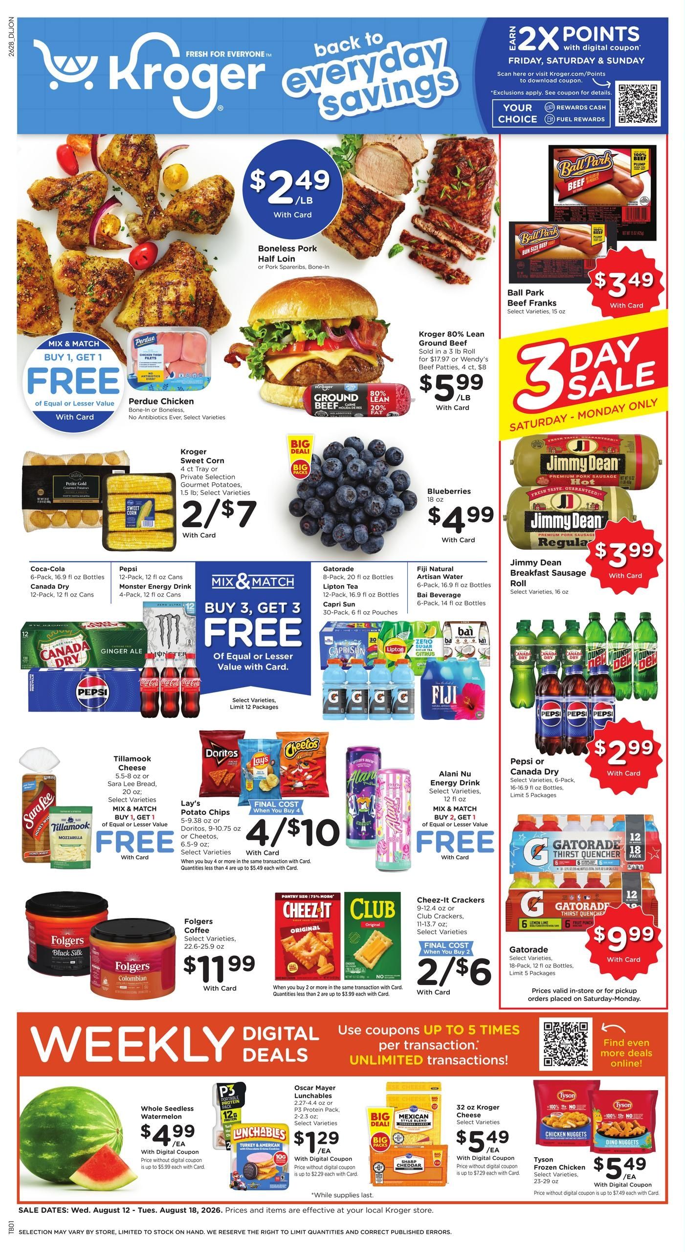 Kroger (Bay–Jonesboro Area, AR) Weekly Ad August 12 - 18, 2026