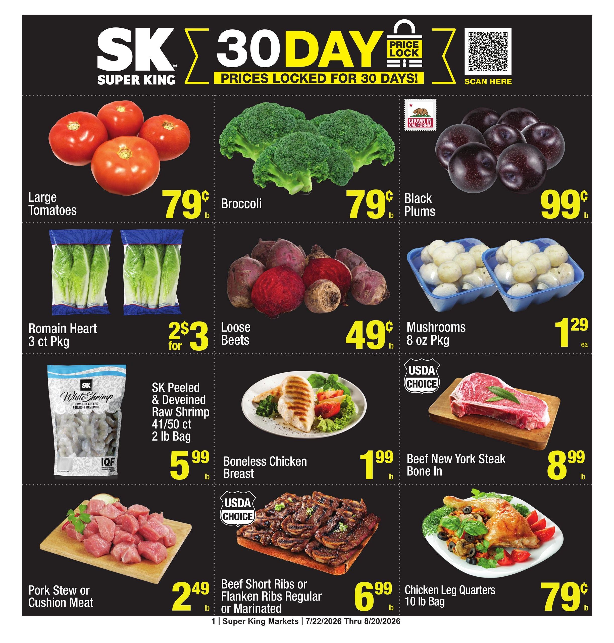 Super King Markets Weekly Ad August 10 - 16, 2026