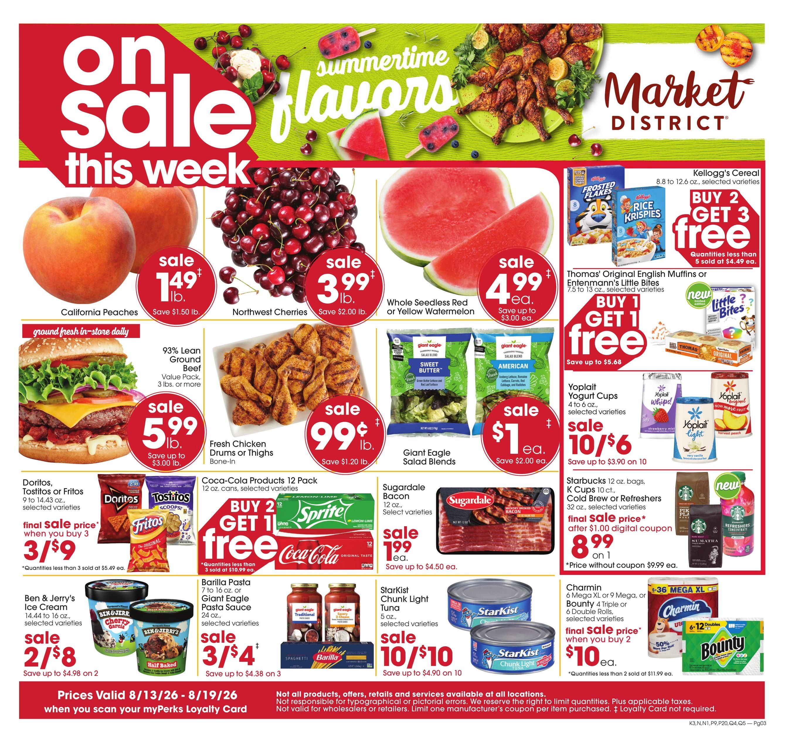 Giant Eagle (Indianapolis–Carmel Area, IN) Weekly Ad August 13 - 19, 2026
