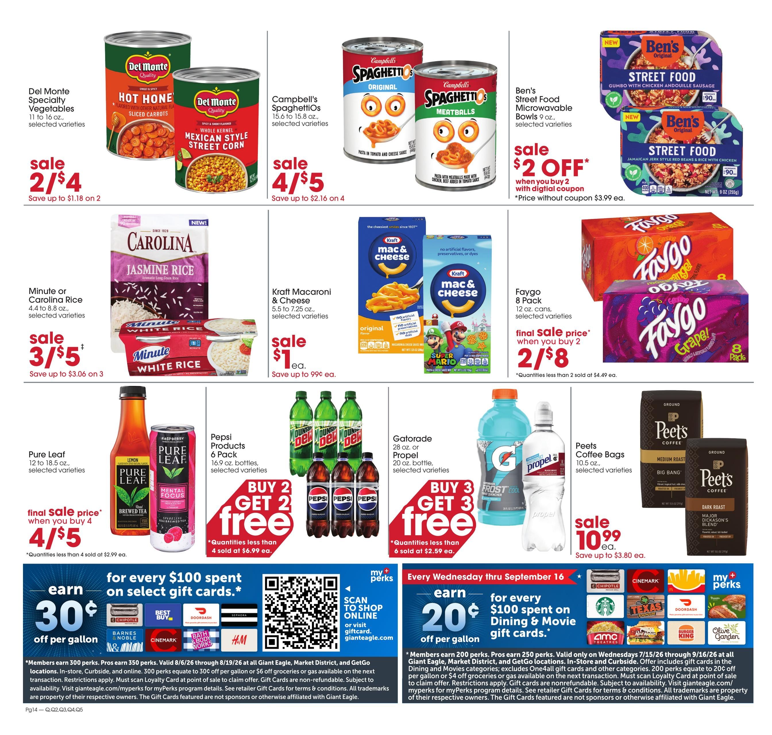 Giant Eagle (Columbus Area, OH) Weekly Ad August 13 - 19, 2026