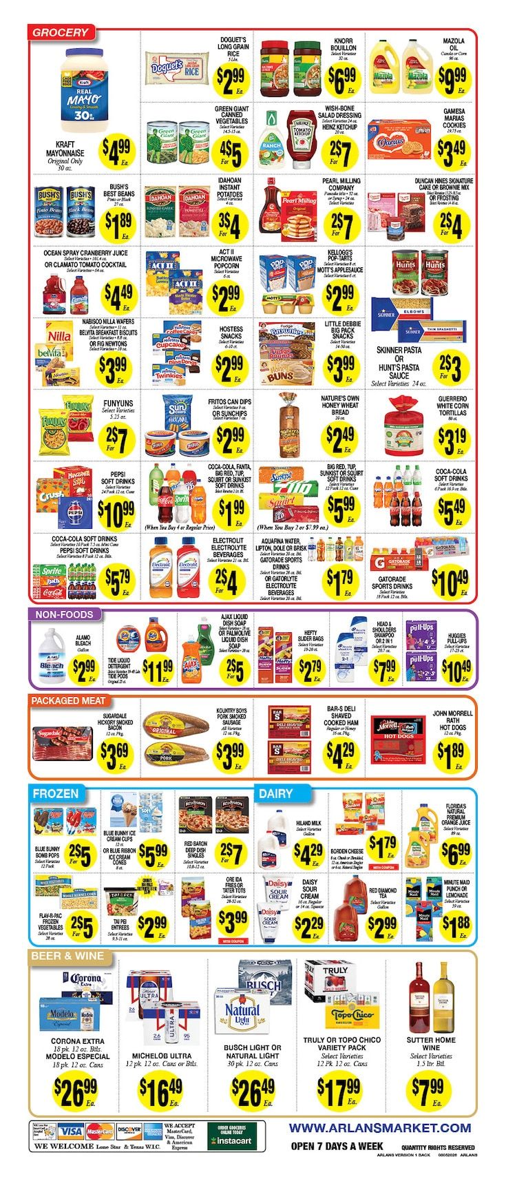 Arlan's Market (Freeport and other locations, TX) Weekly Ad August 5 - 11, 2026