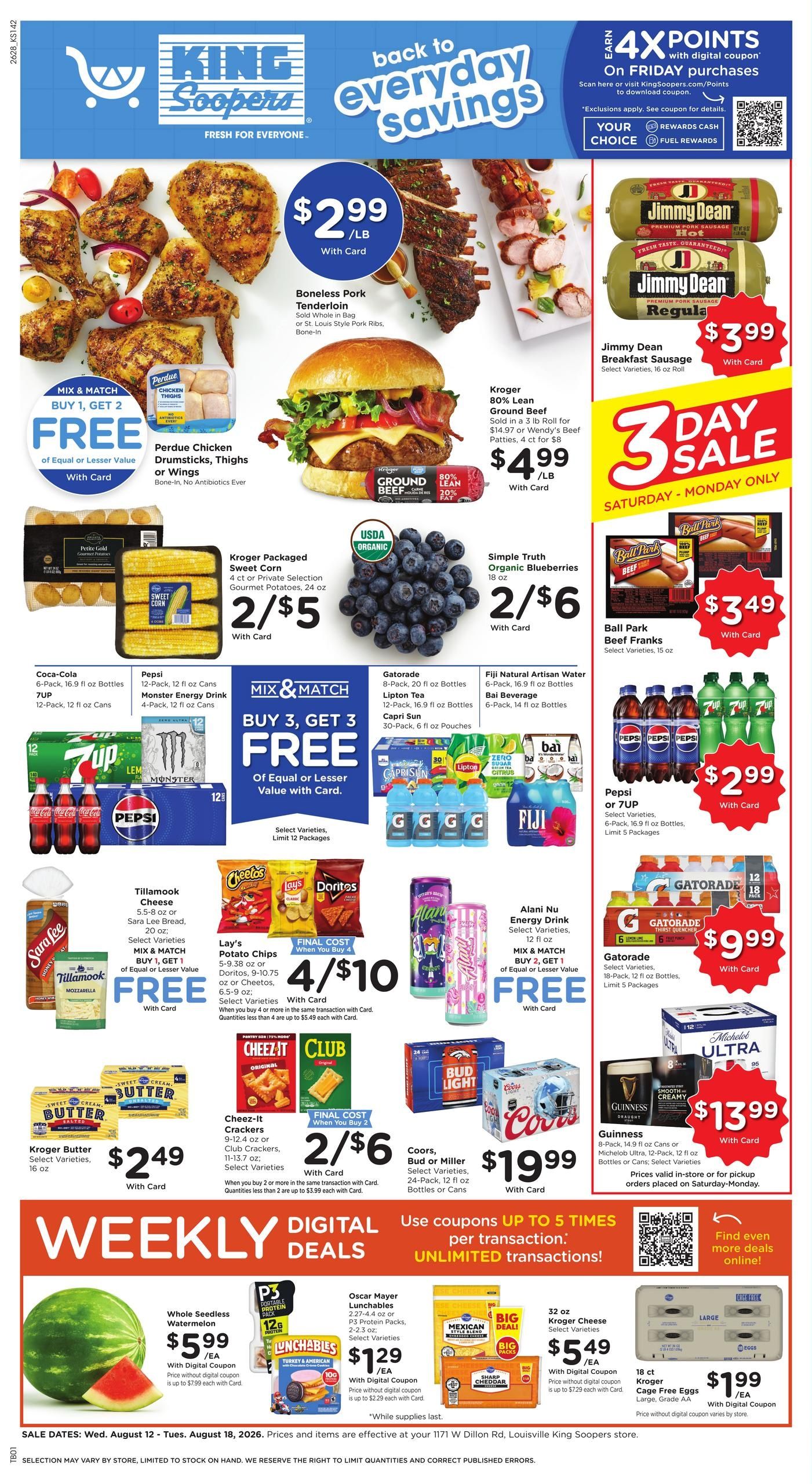 King Soopers Weekly Ad August 12 - 18, 2026