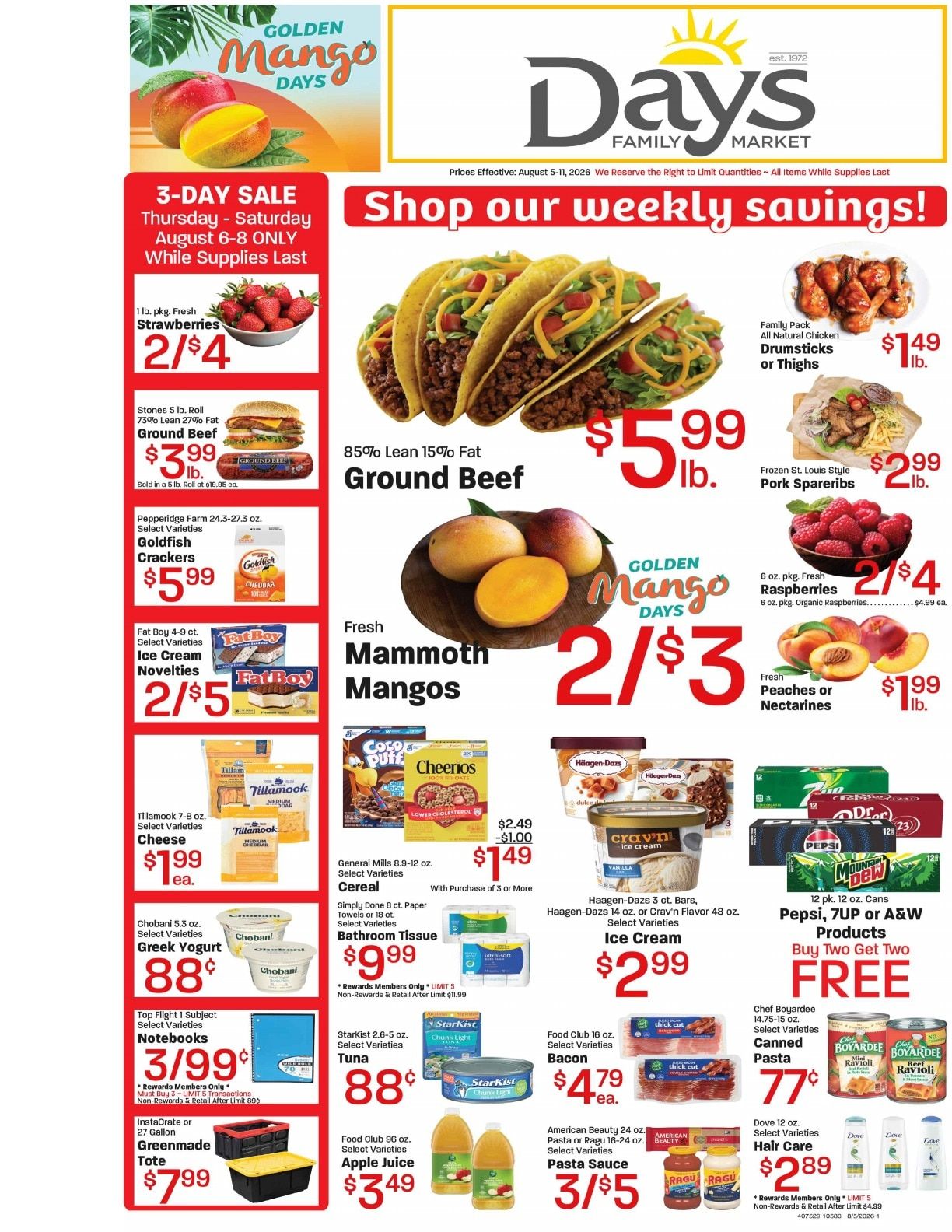 Day's Market Weekly Ad August 5 - 11, 2026