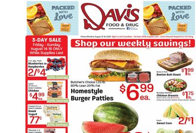 Davis Food & Drug (Roosevelt, UT) Weekly Ad August 12 - 18, 2026