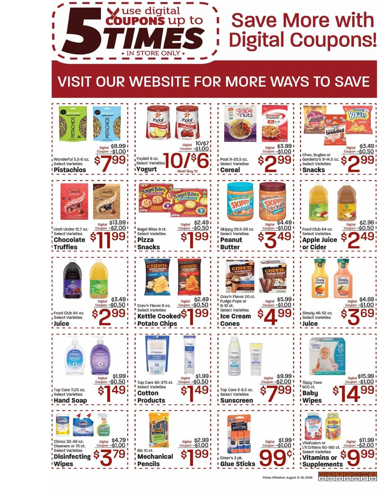 Davis Food & Drug (Vernal, UT) Weekly Ad August 12 - 18, 2026