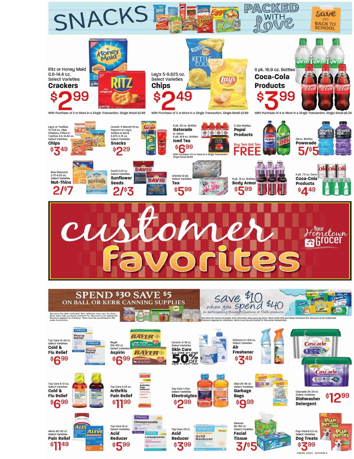 Honey's Marketplace Weekly Ad August 5 - 11, 2026