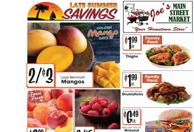 Joe's Main Street Market Weekly Ad August 5 - 11, 2026