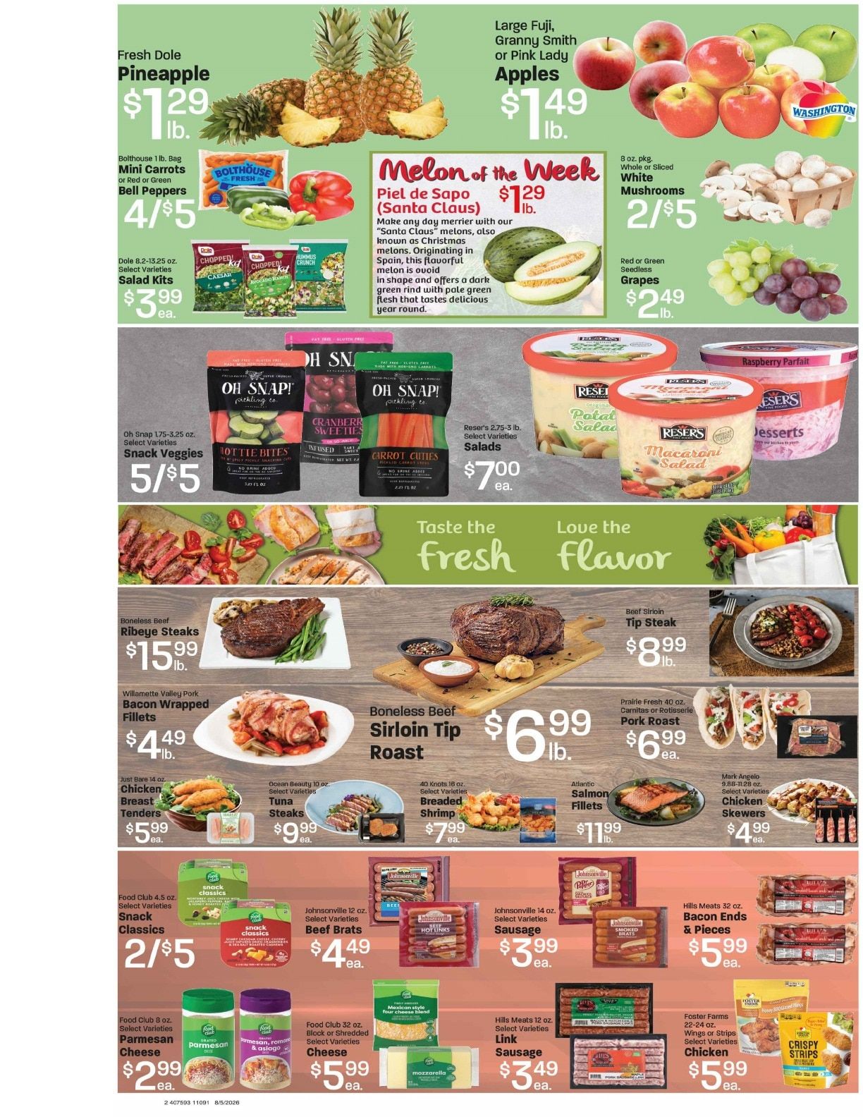 Parowan's Market Weekly Ad August 5 - 11, 2026
